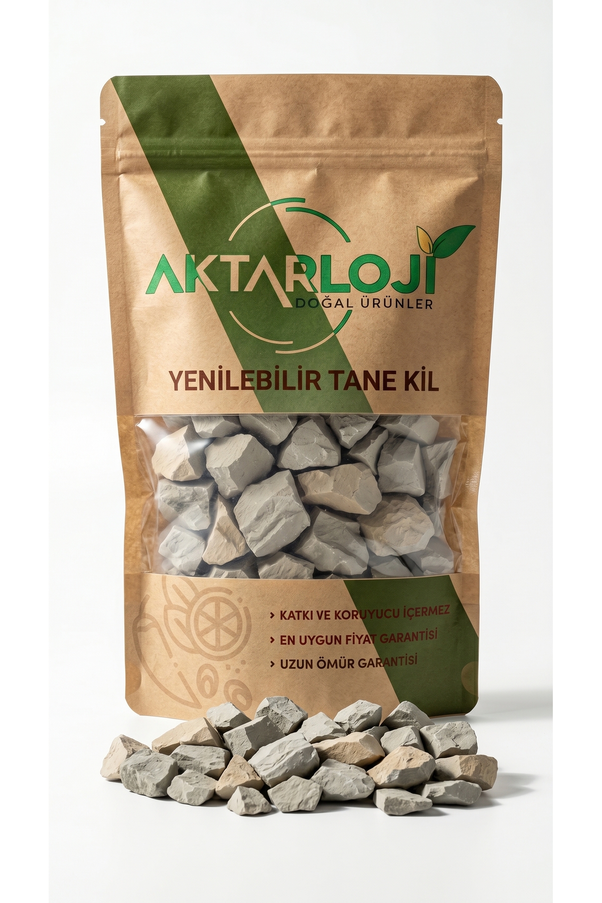 150 Gr Doğal Tane Kil Yenilir Taş Kil Yeşil — A1-Tane-Kil-150-gr — تصویر 5 از 8