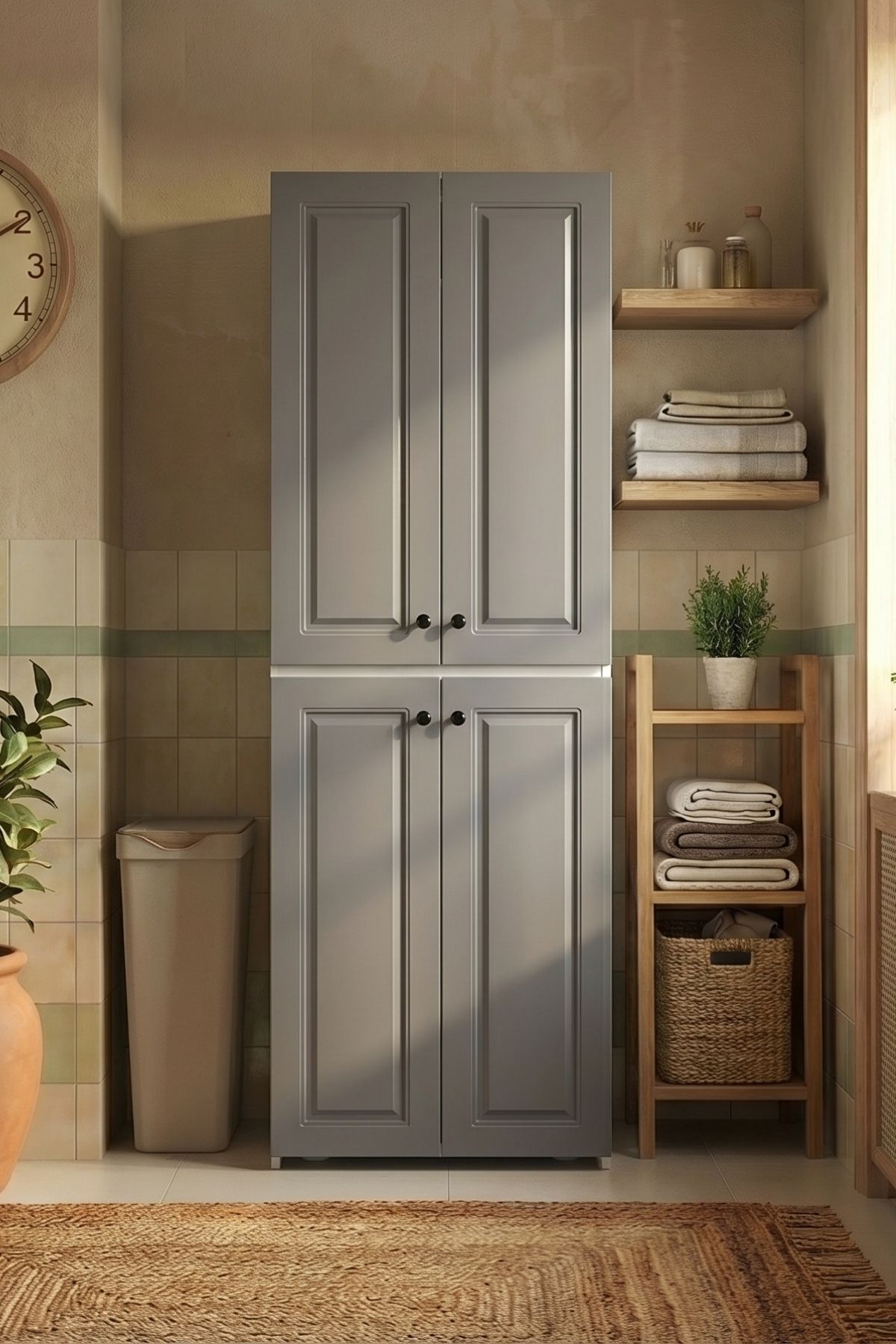 Kenzlife membran çamaşır-kurutma makinesi dolabı roksana gribyz