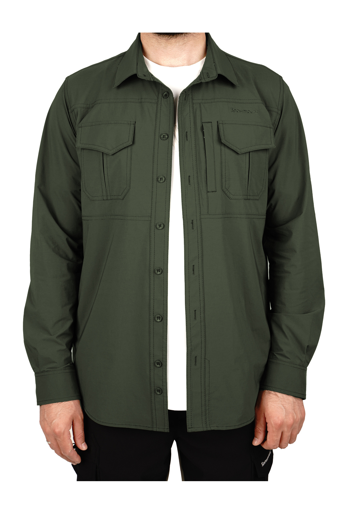 Outdoor Lycra Breathable Seasonal Trekking Tactical Khaki Color 4 Season Shirt