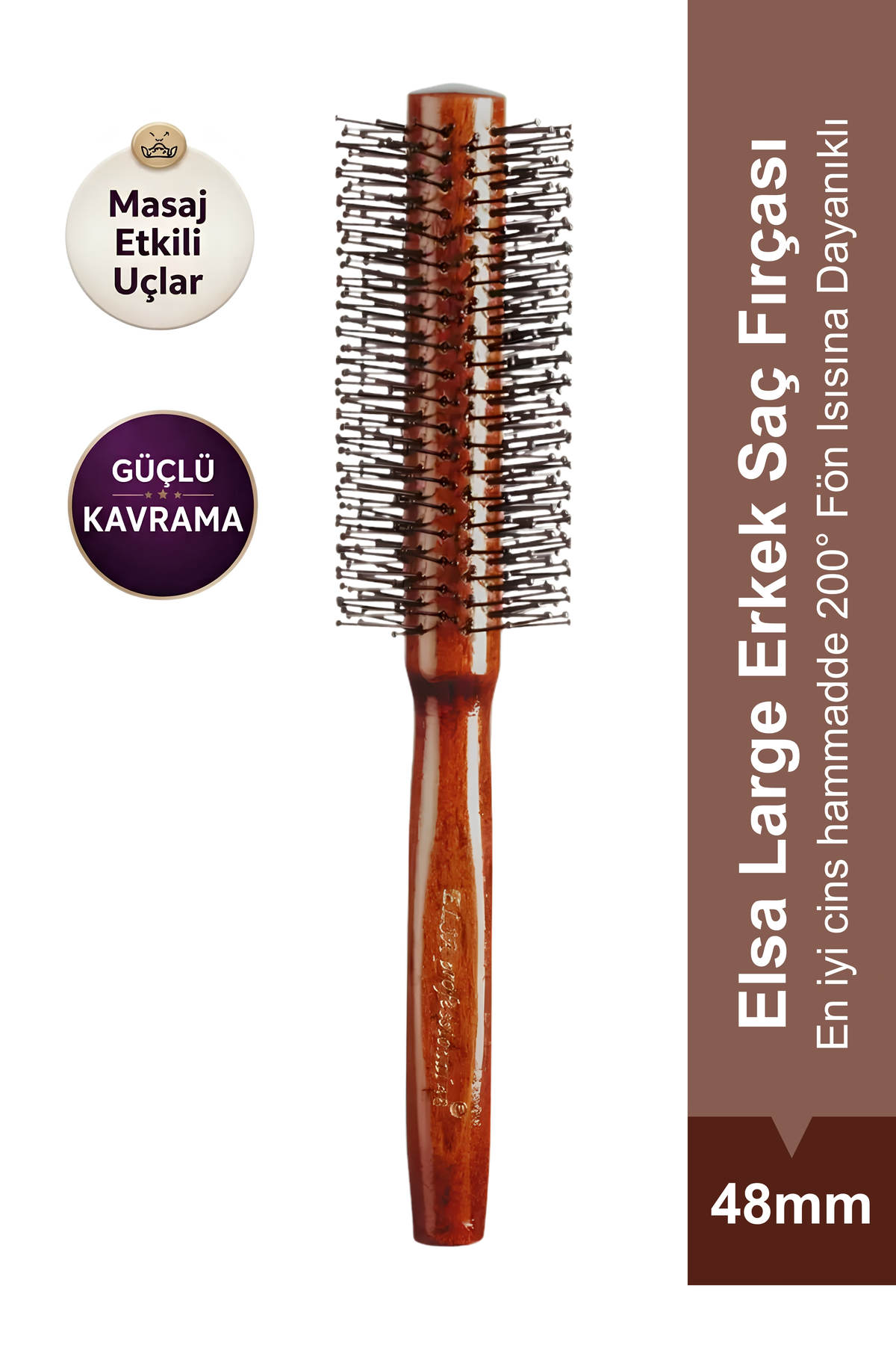 ELSA Professional 48 Erkek Saç Fırçası — آبی