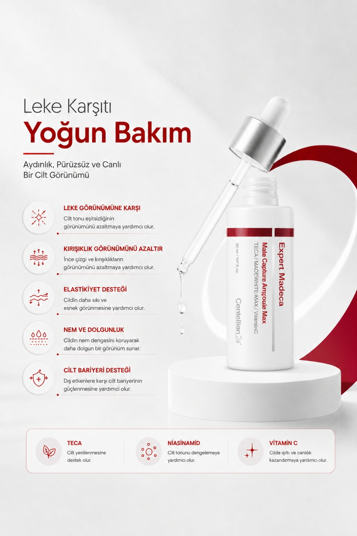 Expert Madeca Mela Capture Ampoule Max- Leke Serumu 30 ml — MELA30 — تصویر 3 از 4