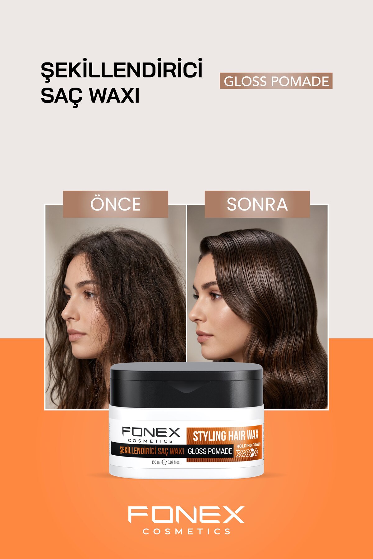 موم براق مو حالت دهنده پوماد 150 میلی لیتری — رنگارنگ XN69KQLYC6 — تصویر 3 از 5
