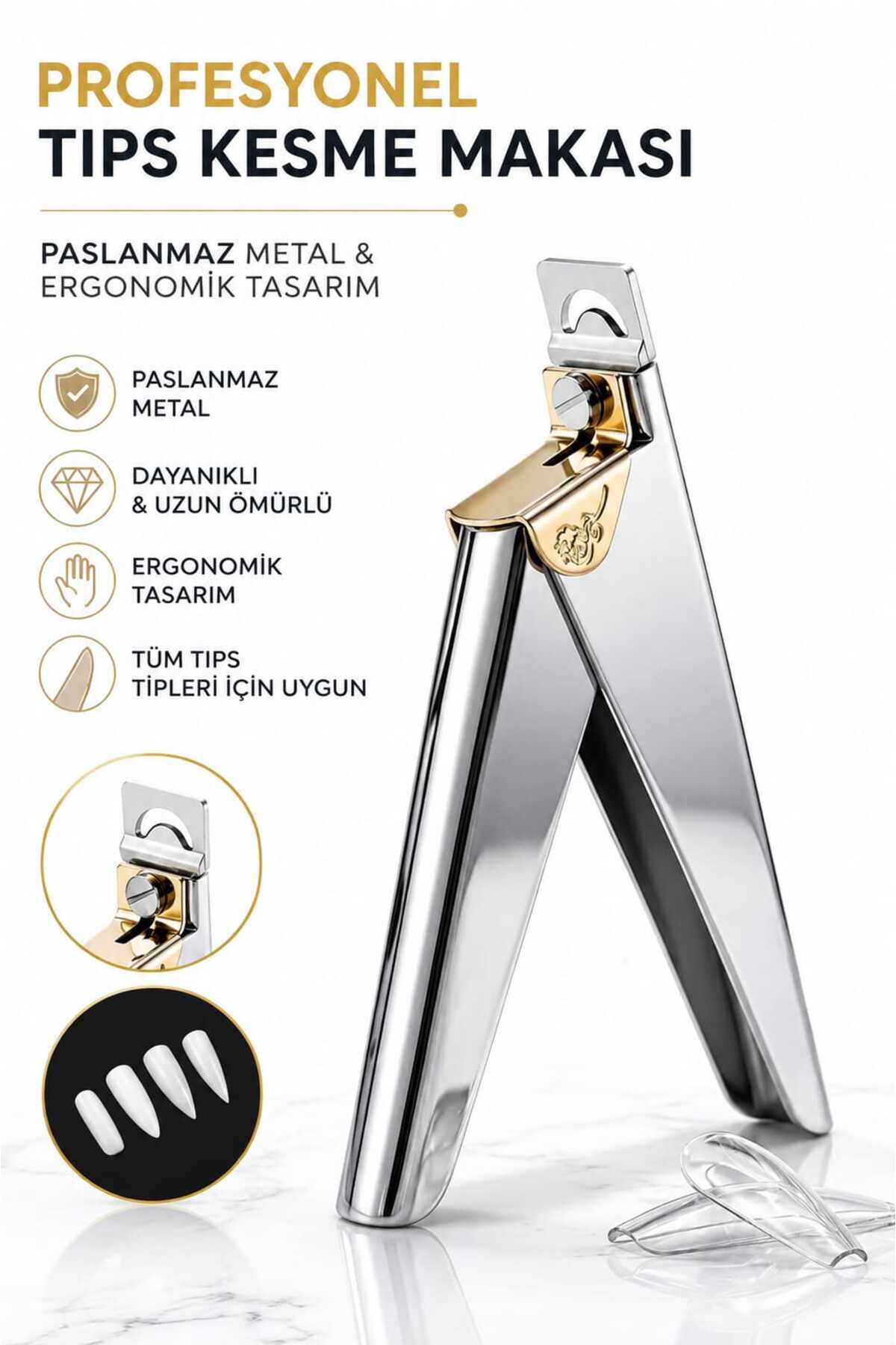 Metal Tips Kesme Makası Paslanmaz Yüksek Kalite — metal