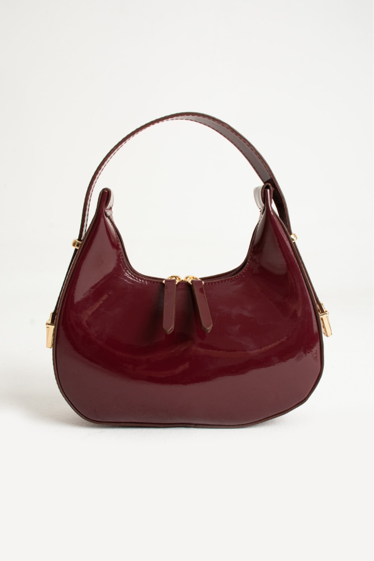 Mybag Rugan Deri Baget Kadın Kol Çantası - Cherry Bag Model görsel 4