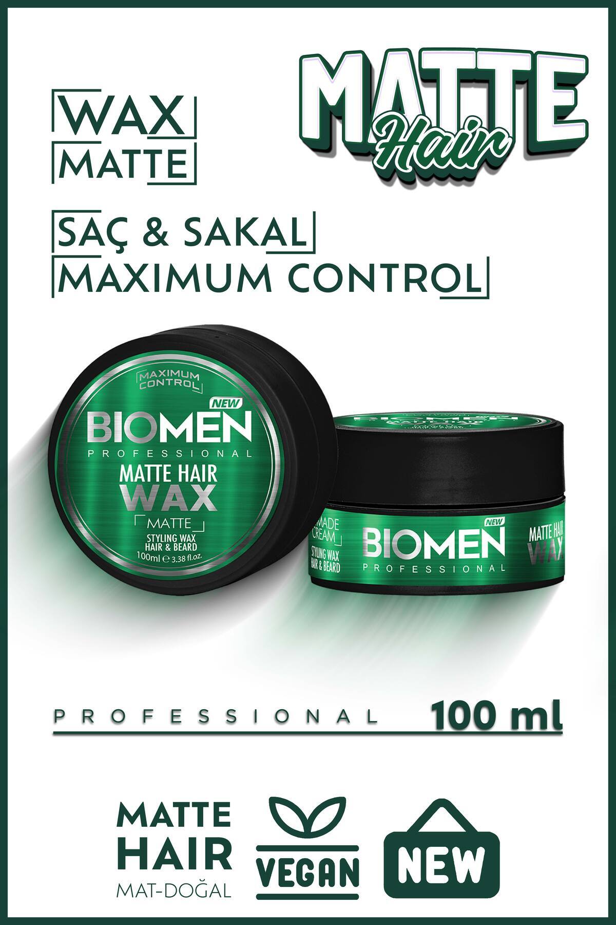 Biomen Mat Görünüm Sağlayan Şekillendirici 100 ml - Doğal ve Mat Wax — 8684302535372-1