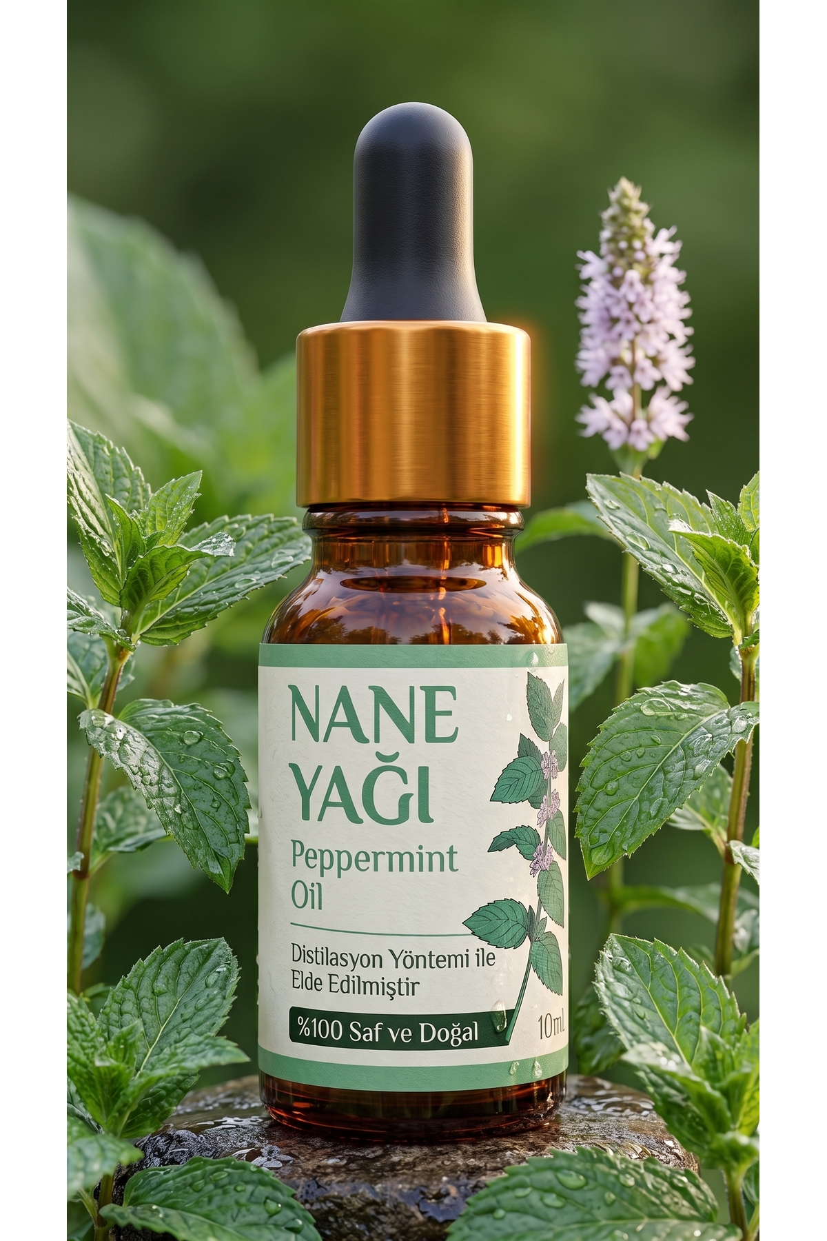Nane Uçucu Yağı 10 ml / %100 Saf Ve Doğal / Peppermint Oil — A1-Nane-yag-10 — تصویر 2 از 8