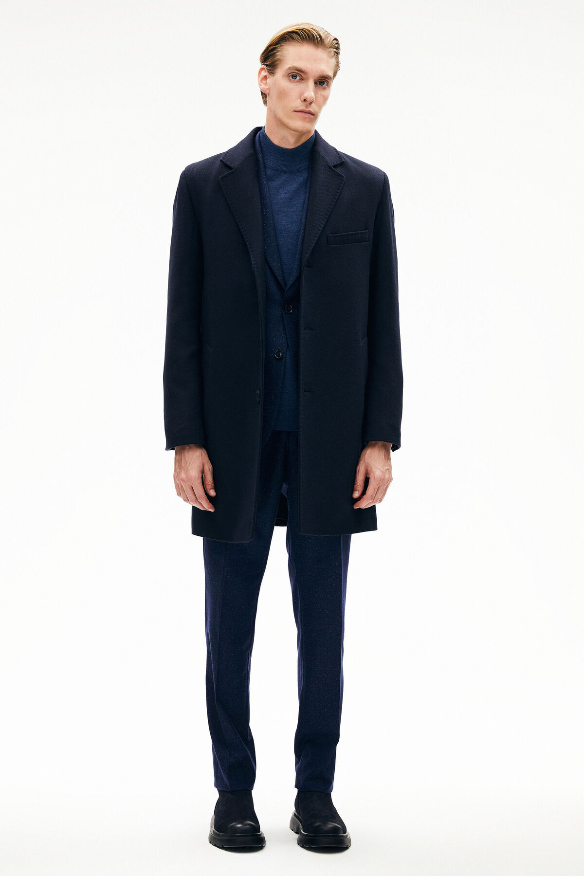 W Collection Lacivert Palto