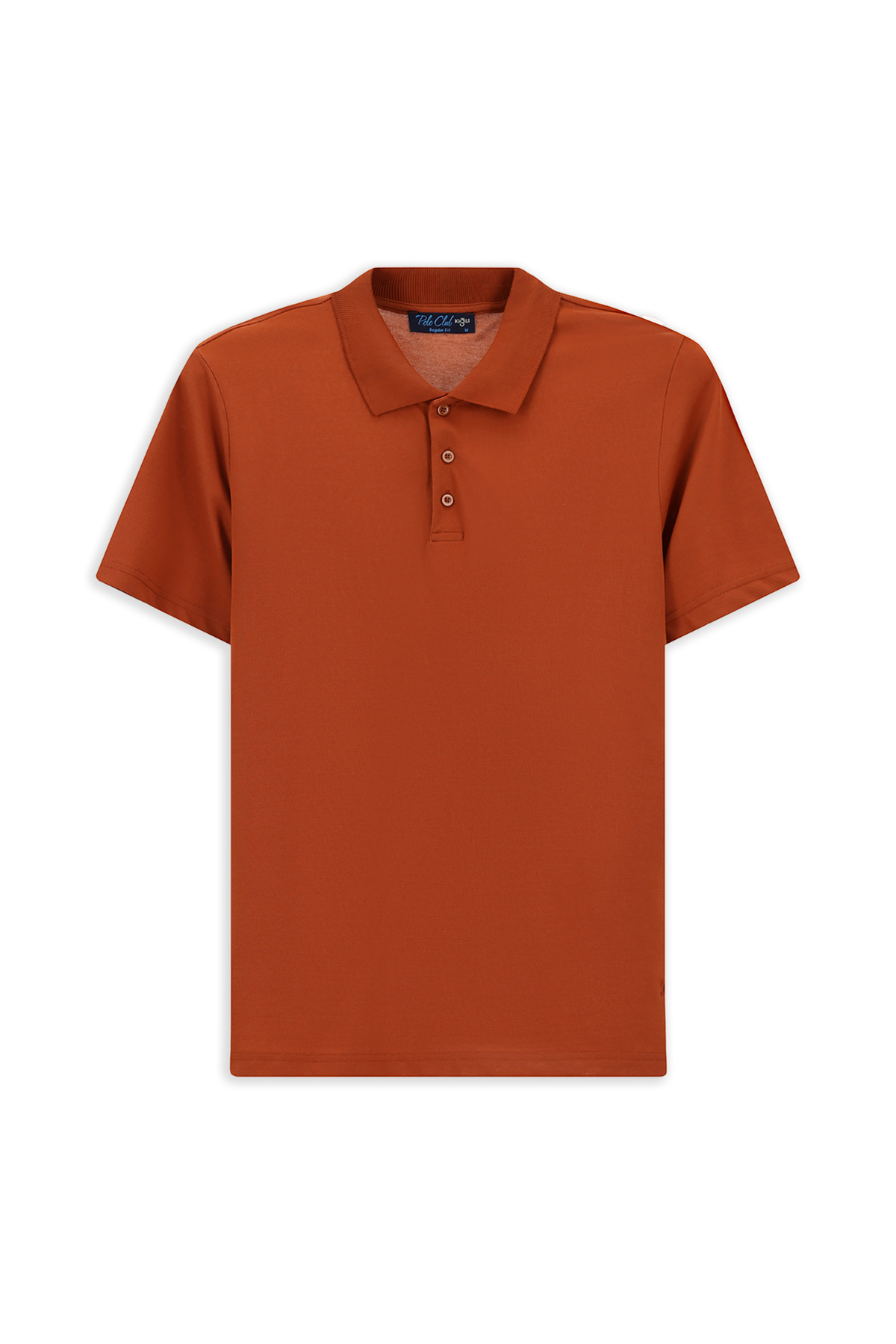 Kiğılı Polo Yaka Regular Fit Nakışlı Pamuklu Tişört görsel 5