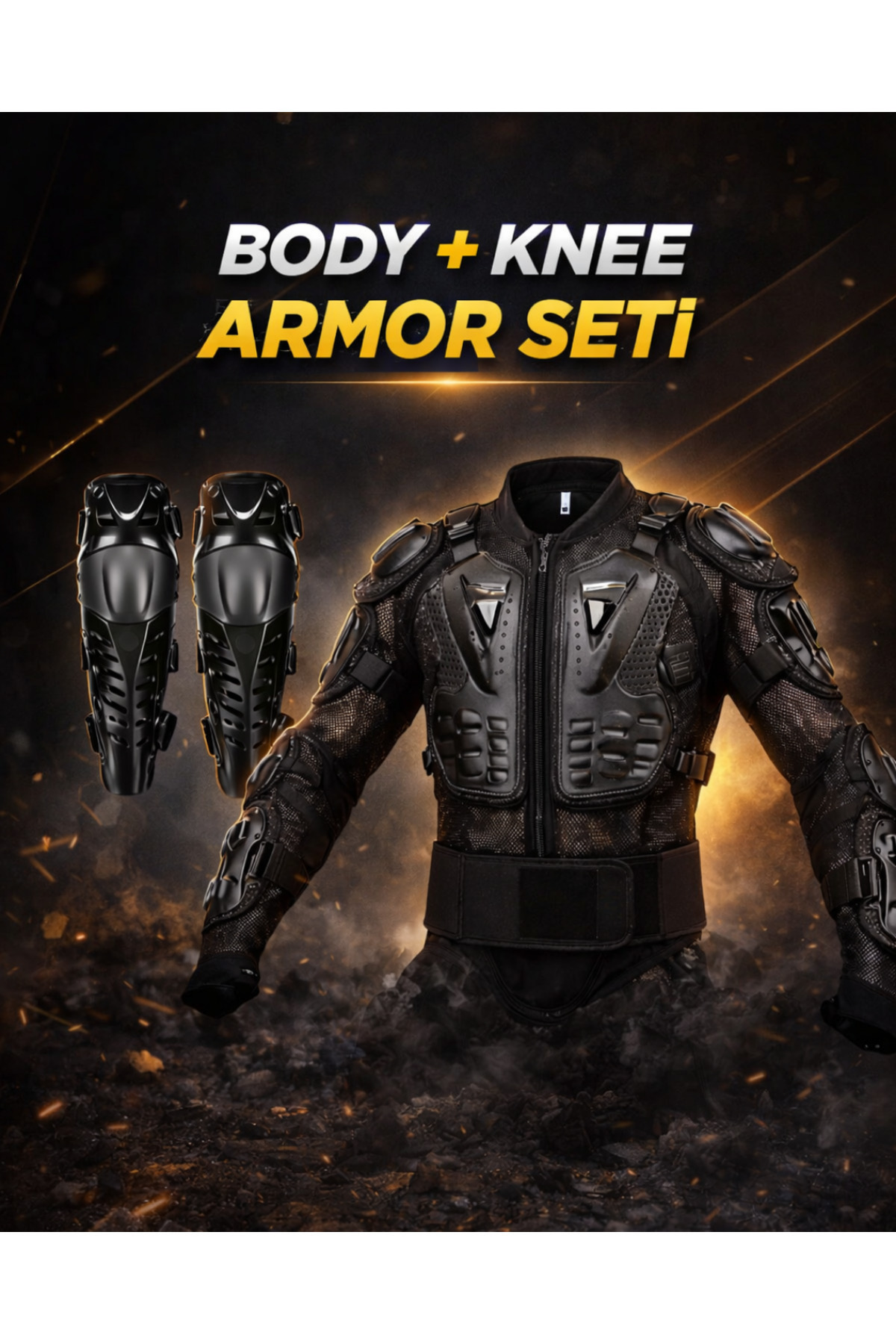 ax7 Body Armor + Knee Armor Motosiklet Koruma Seti - Fiyatı, Yorumları
