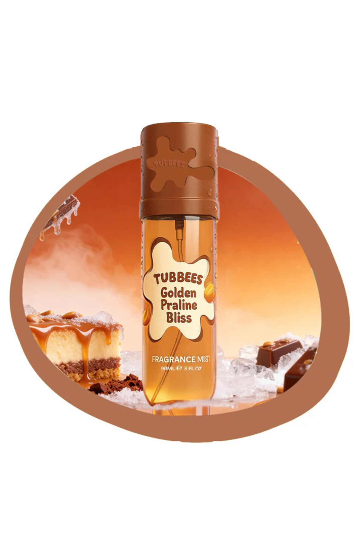 Grandeur Elite Spray de corp Tubbees Golden Praline, Unisex, 90 ml