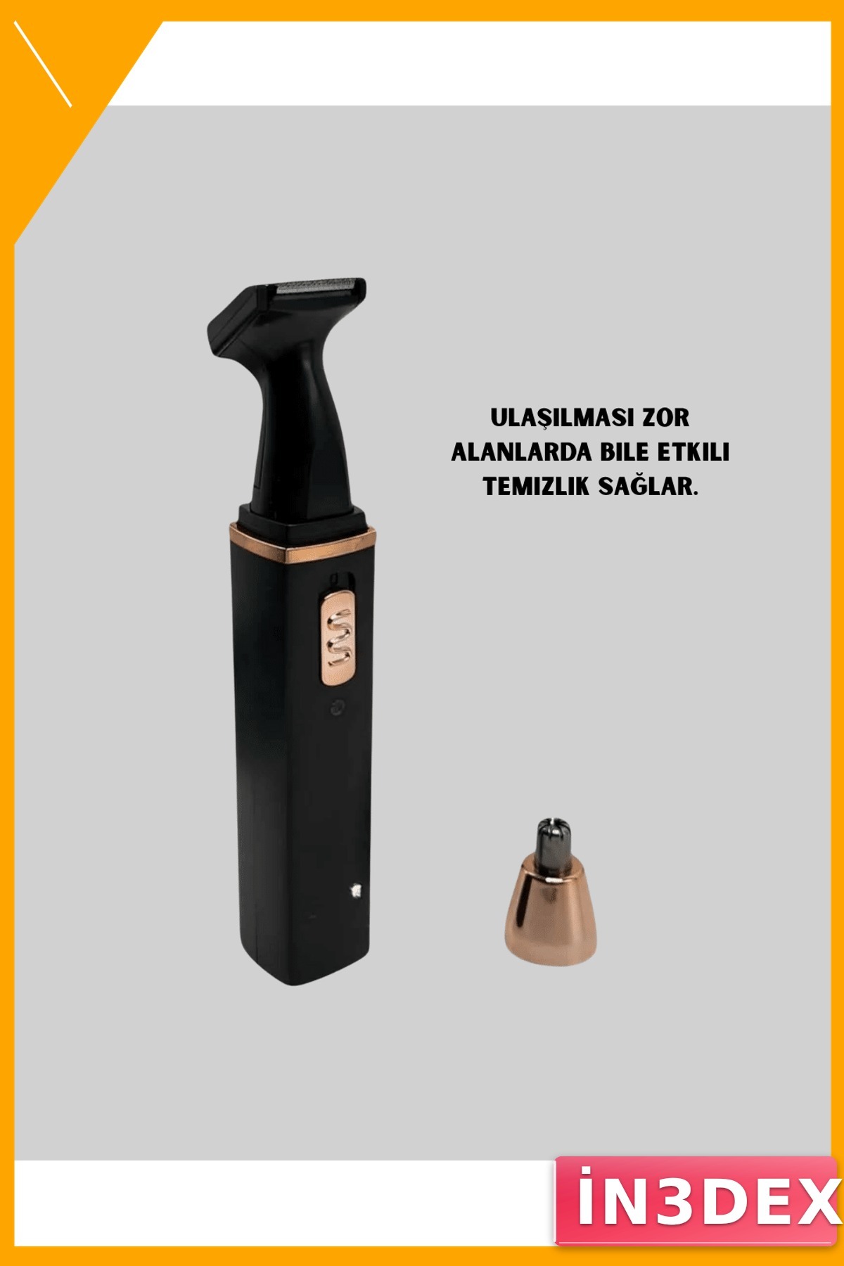 Şarjlı Burun ve Kulak Kılı Temizleme Cihazı Sessiz Kablosuz