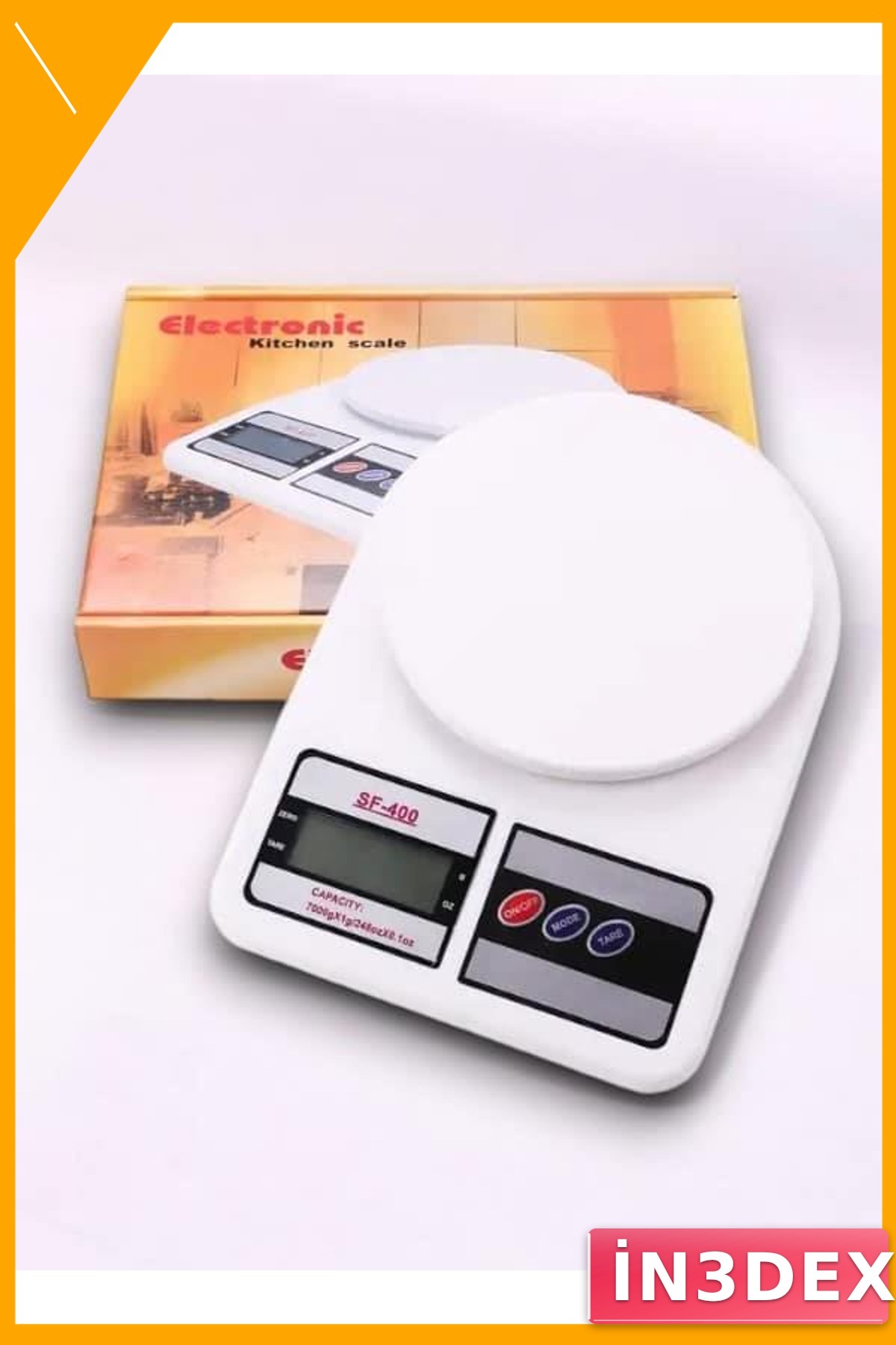 Hassas Mutfak Terazisi 5kg 1g Doğruluk LCD Ekran