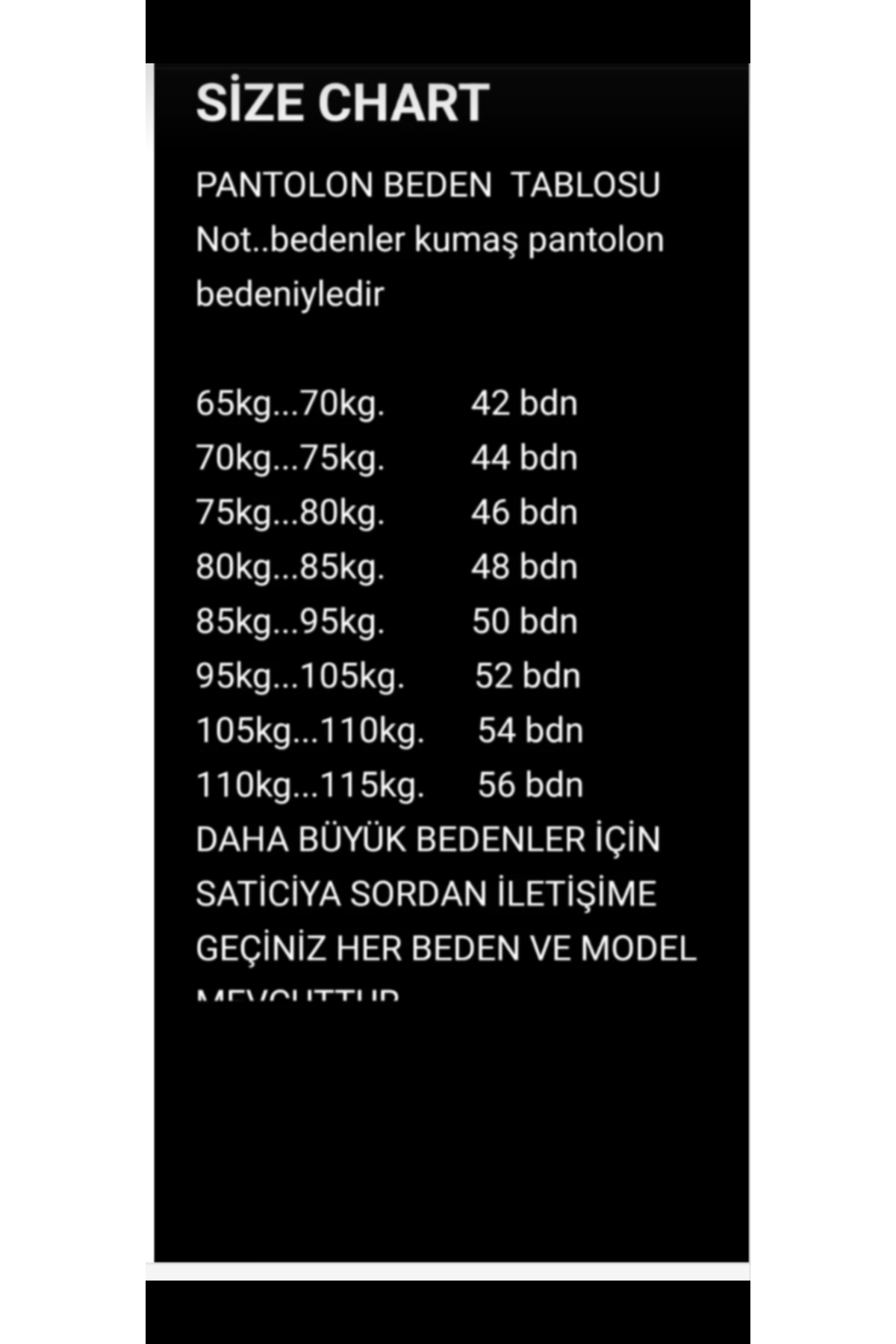 BeyzDenim LİKRALI KARGO BÜYÜK BEDEN GABARDİN PANTOLON KLASİK görsel 4