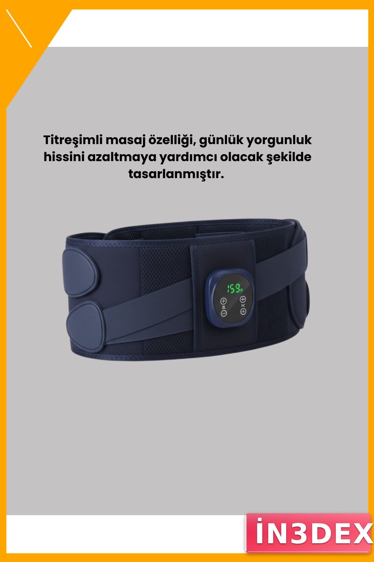 Titreşimli Isıtmalı Masaj Kemeri Bel Boyun Bacak İçin