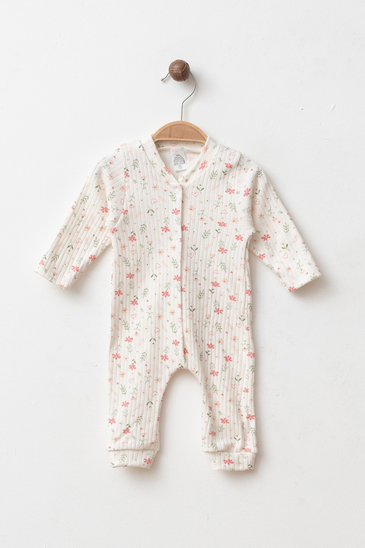 BABY FLOWER GARDEN 3-6-9 MONTHS COTTON UNCOUPLED JUMPSUIT NEWBORN HOSPITAL DISCHARGE BABY OUTFIT YK857