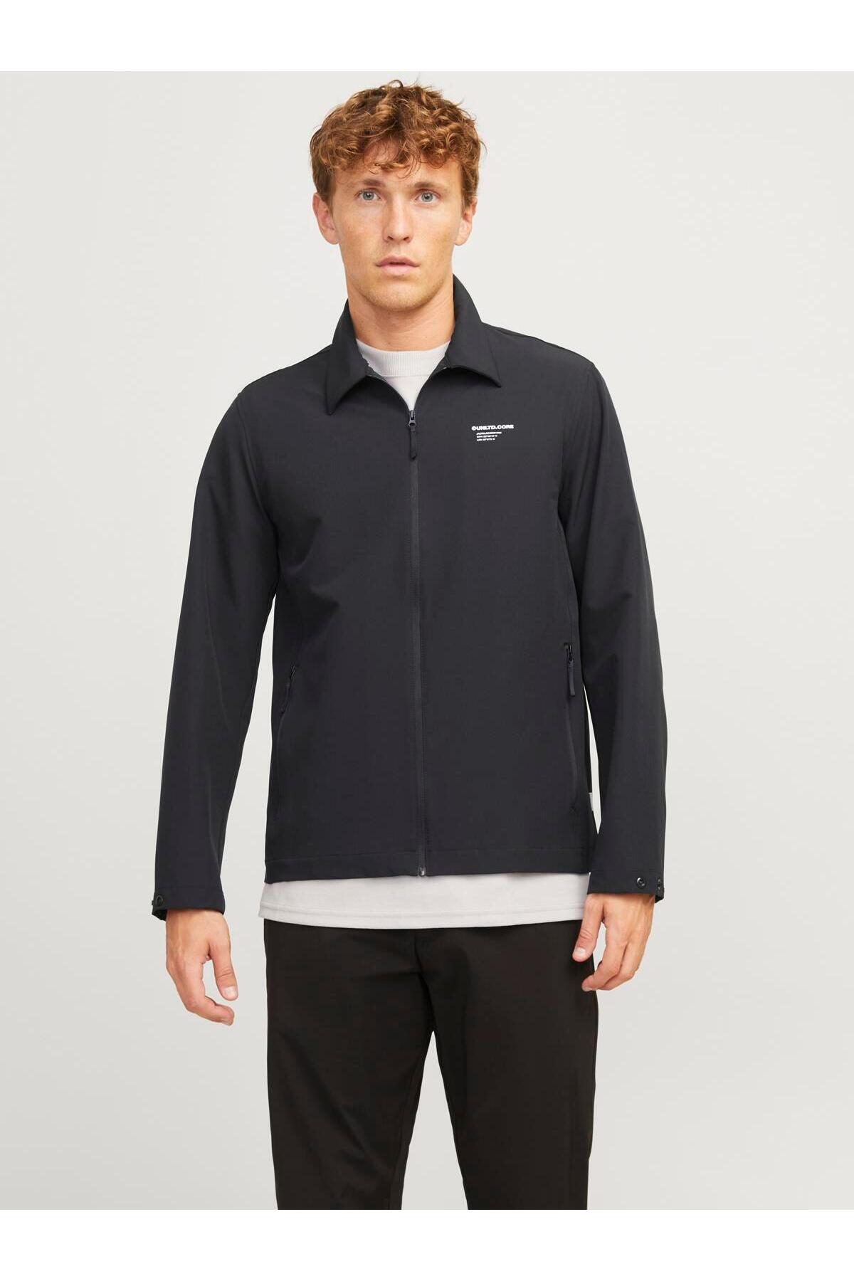 پیراهن JCOAERO، ژاکت LS NOOS مشکی جک اند جونز کت Jack & Jones