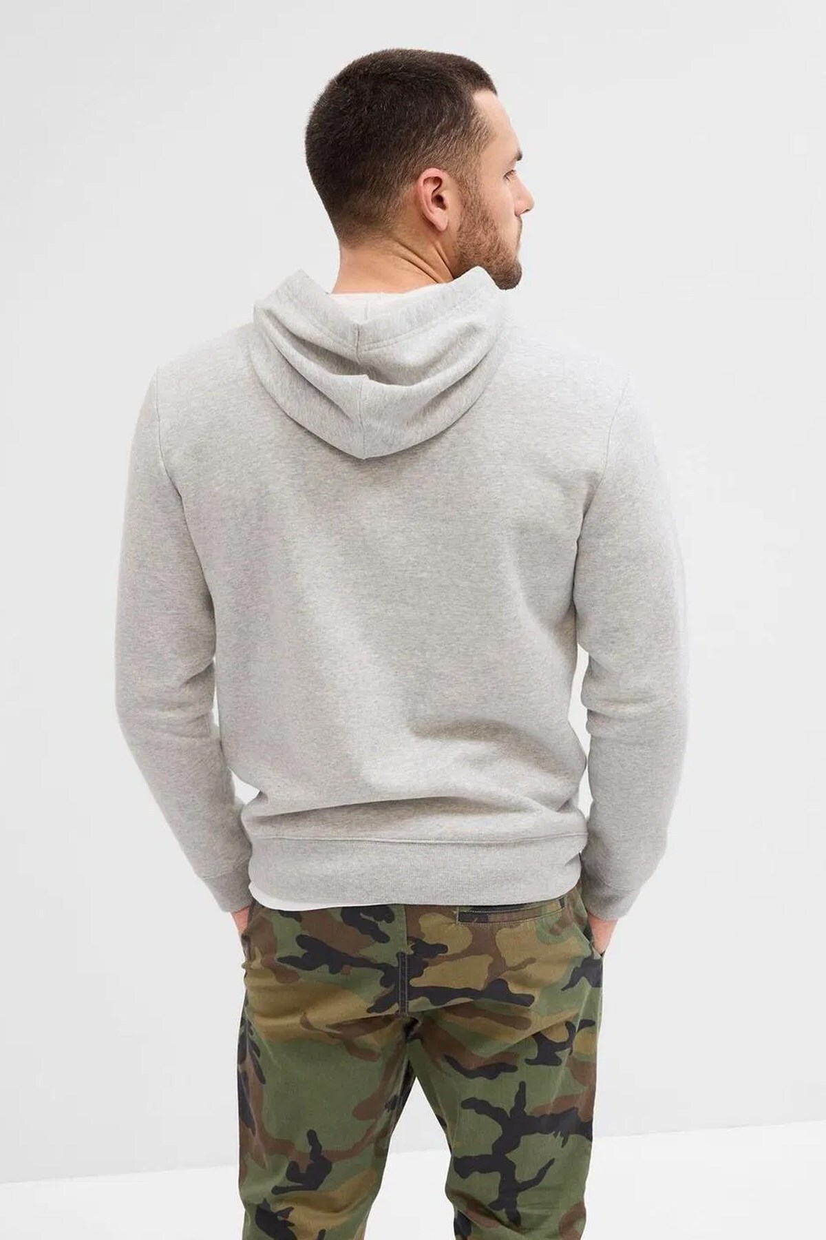 GAP V-Heritage Logo Erkek Sweatshirt görsel 2