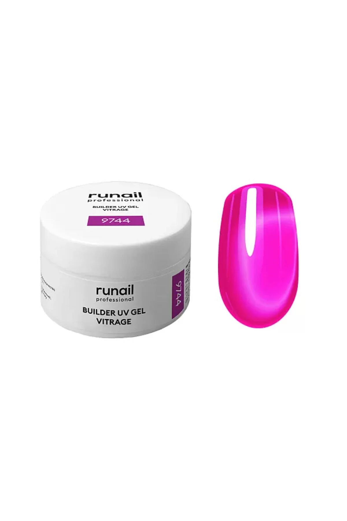 RUNAİL PROFESSİONAL Vitrage Builder Gel Vitraj Yarı Saydam Protez