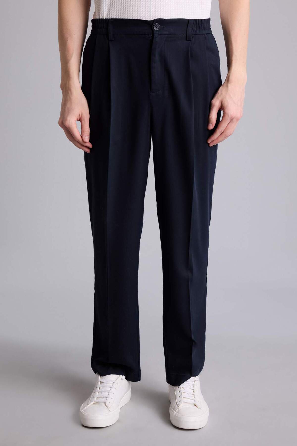 Nefes Alabilir Baggy Fit Pantolon G6724AX26SM — سرمه‌ای — تصویر 4 از 6