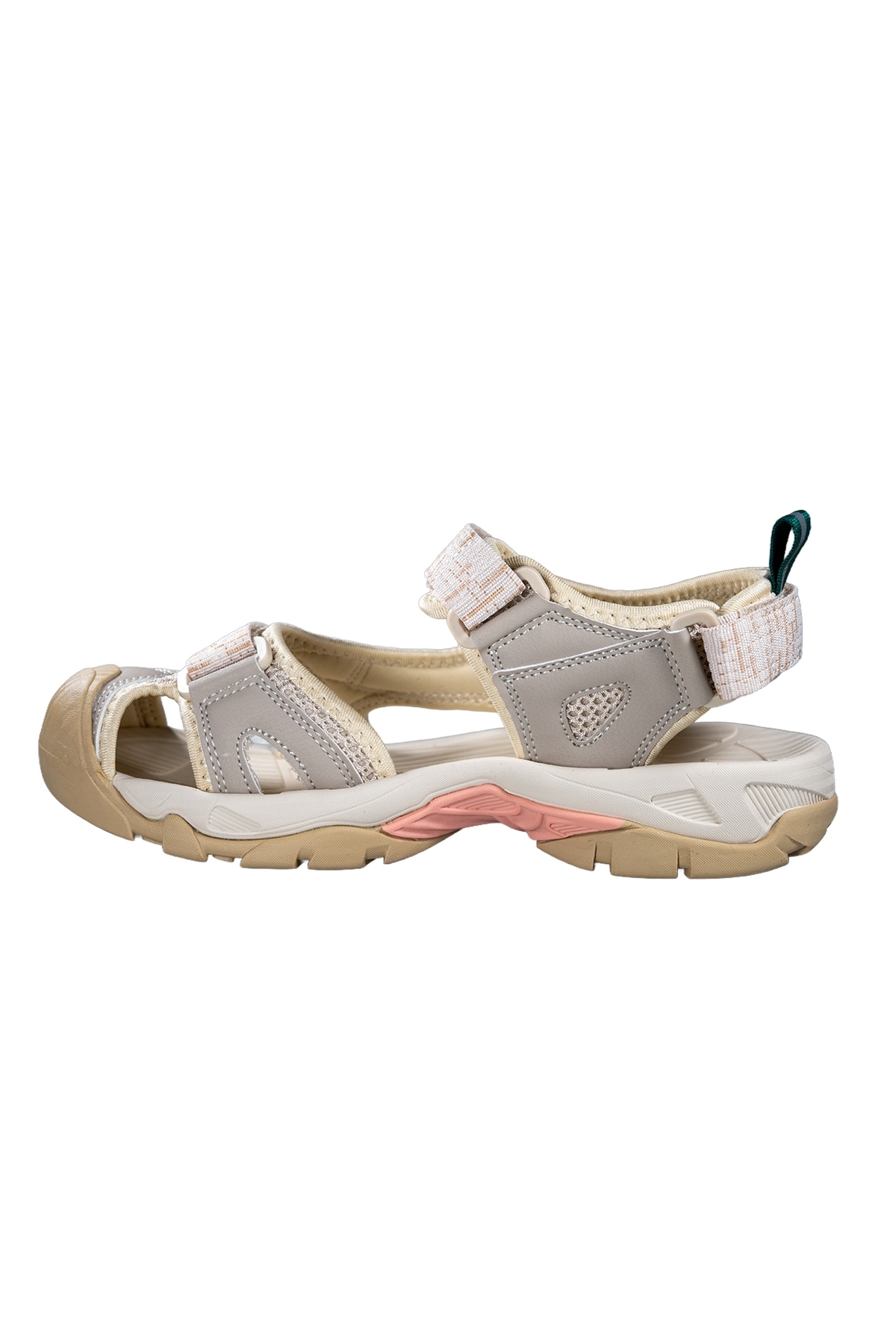 HUMTTO KADIN SU TAHLİYE TABANLI CIRTLI OUTDOOR SANDALET BEJ görsel 3
