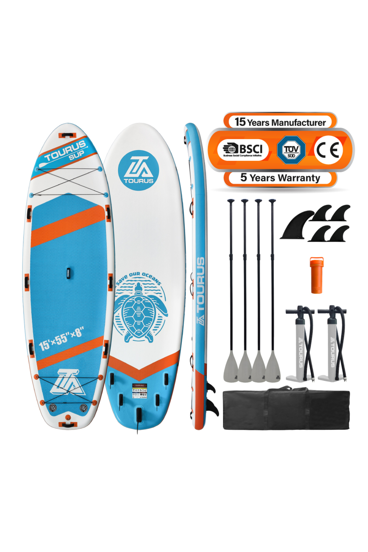 tourus TS-MB01 457x140x20 cm Multi Player Dev Şişme SUP Board