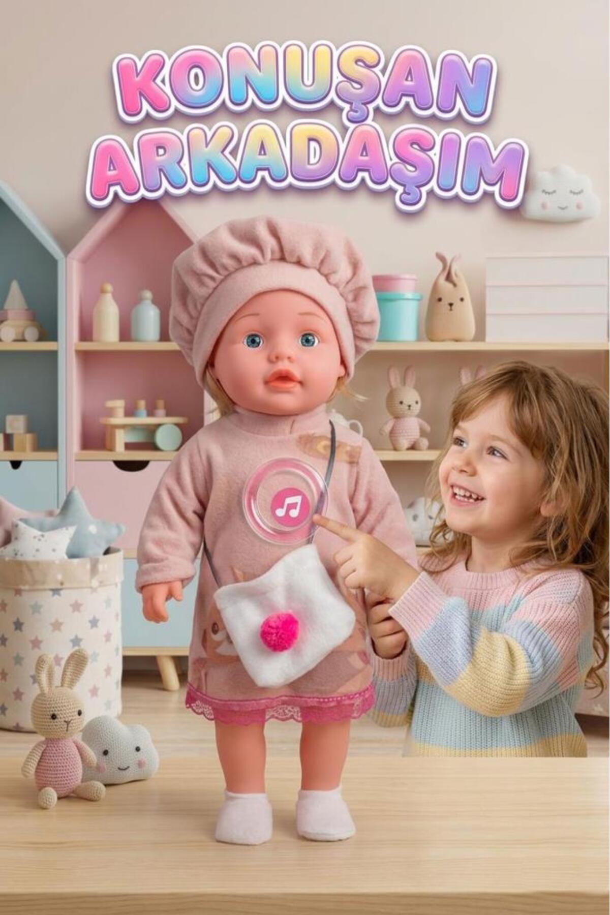 【423 & 424】ANKdoll ゆかちゃん Tıfıl Toys 50cm Türkçe Konuşan Oyuncak Ezgi Bebek Kafası Kolları