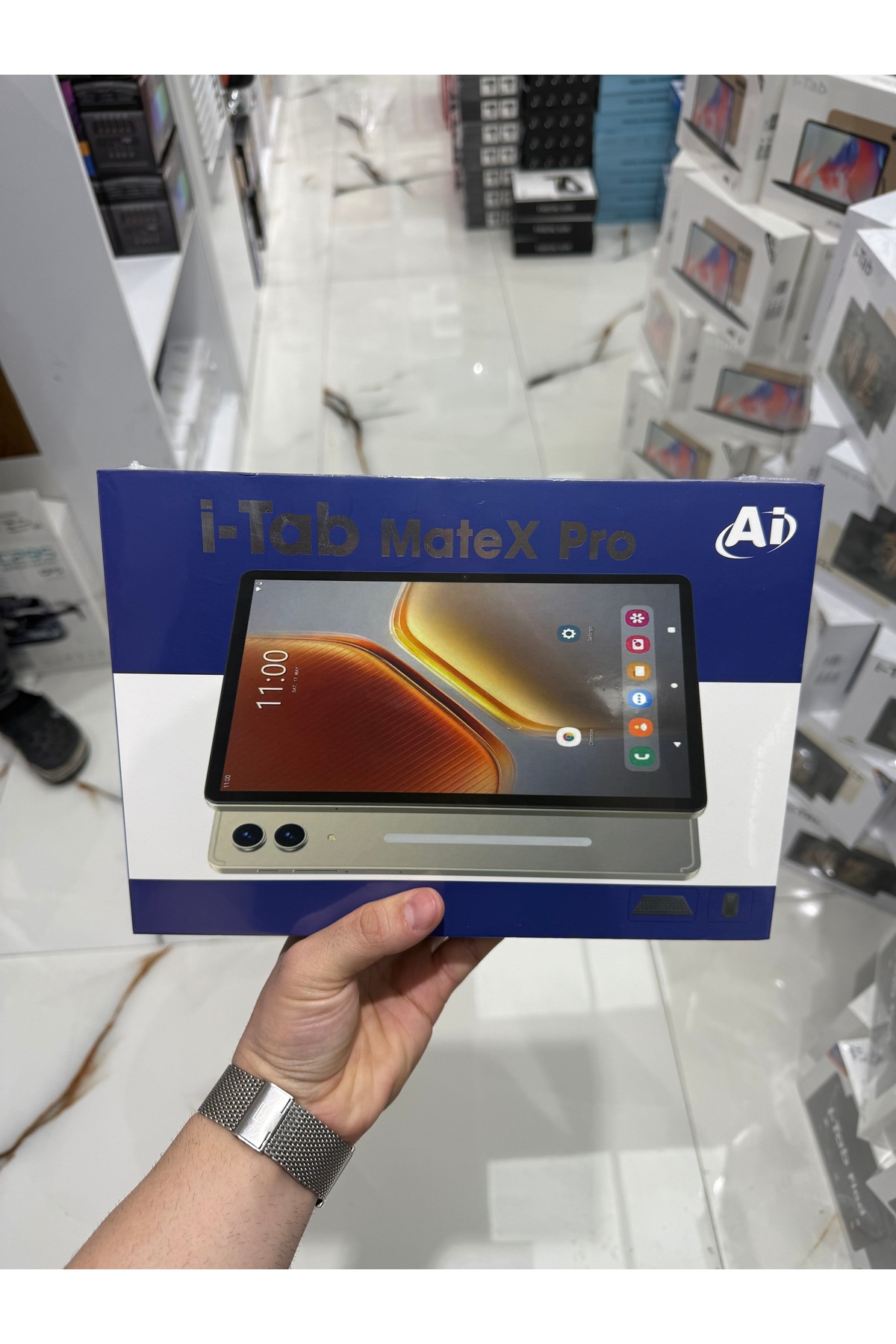 ジャンクTablet A90 PRO asfteknoloji İ-Tab Matex Pro Sim Kartlı Kayıtlı Full Set Hediyeli