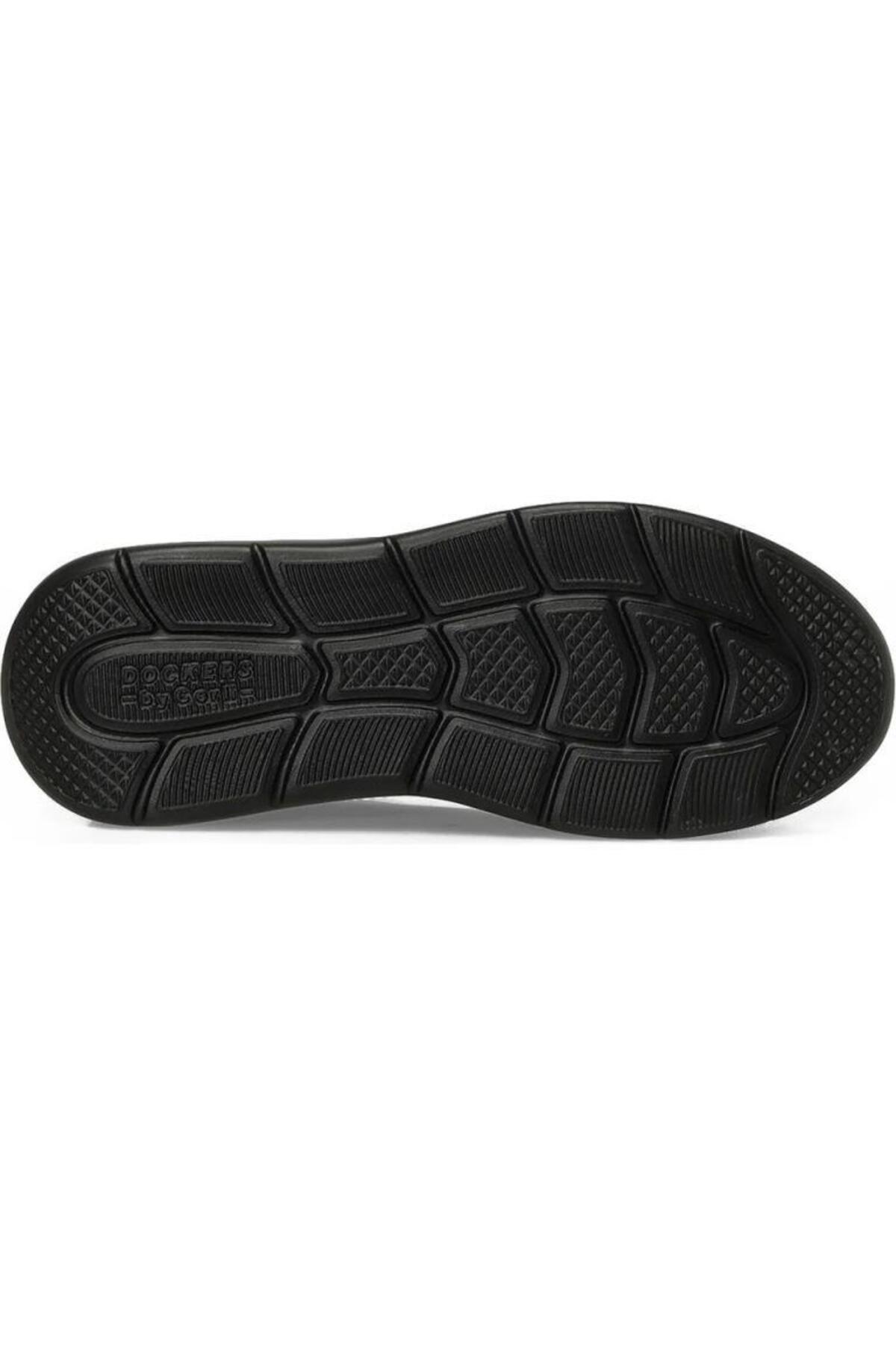 Dockers By Gerli DOCKERS JUSTICE 6FX SİYAH HAKİKİ DERİ COMFORT ANATOMİK CASUAL AYAKKABI görsel 7