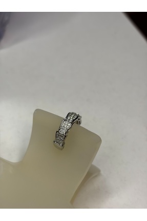 DuCa Handmade Silver Renkli Zirkon Taşlı Earcuff Kıkırdak Küpesi(Deliksiz Kul...
