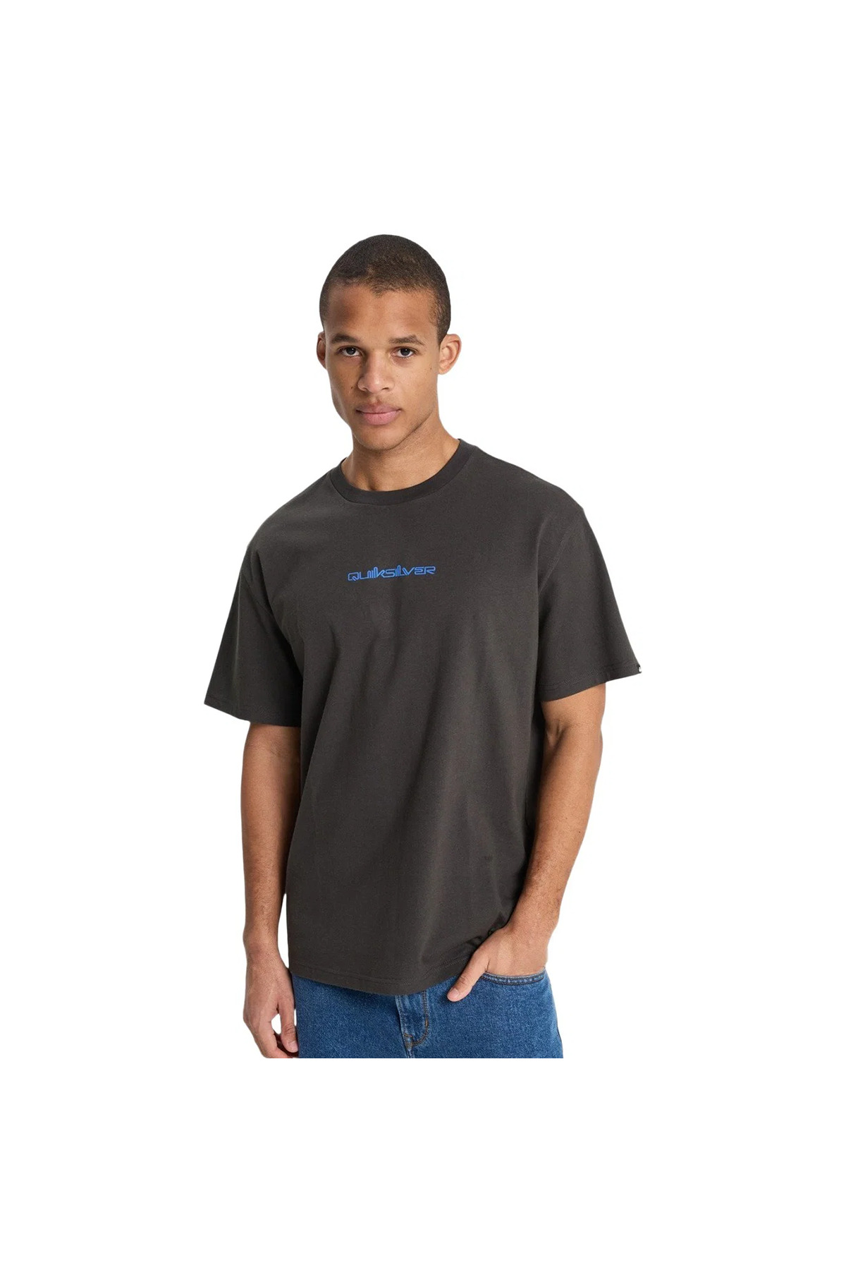 Quiksilver Fractured Wave Erkek Gri Outdoor T-Shirt EQYZT08299