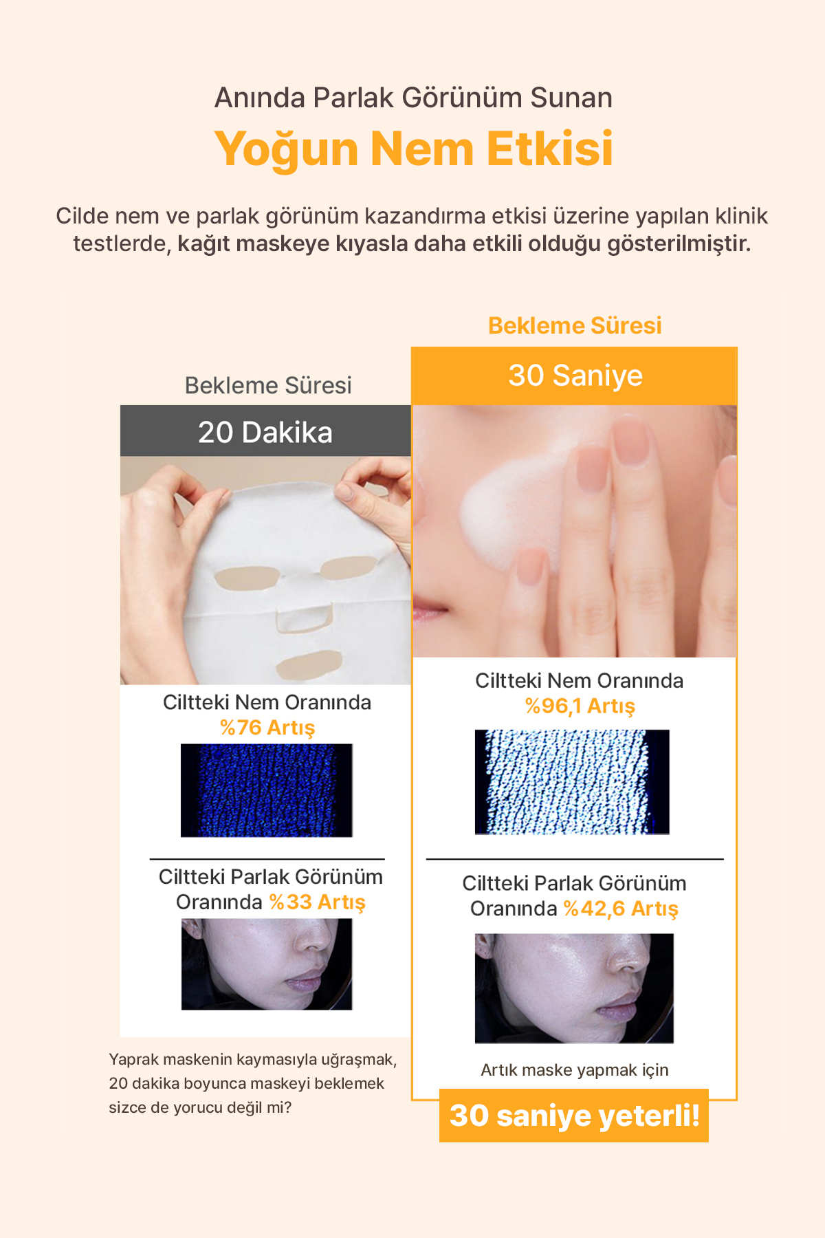 Leke Karşıtı&Aydınlatıcı Niasinamid İçeren Köpük Maske 30 Seconds Quick Bubble Mask (Bright) — 8809739130123 — تصویر 6 از 8