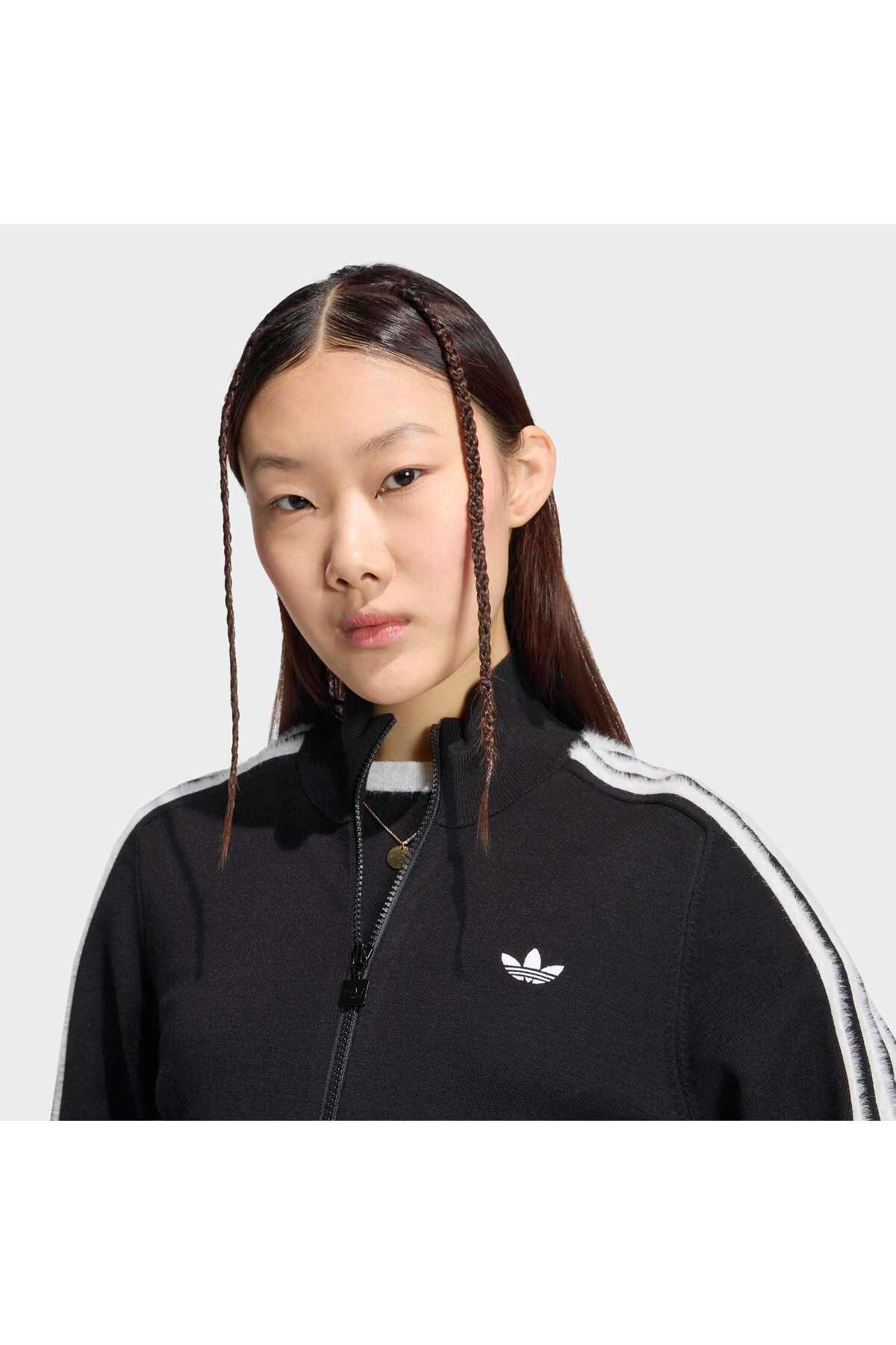 adidas Knit Fb Tt Kadın Spor Sweatshirt KS7366 görsel 5