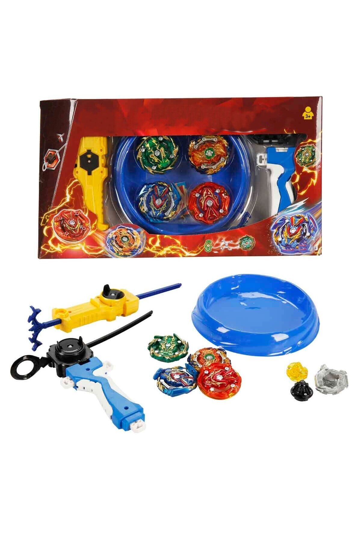 【整備済完動品】Super Baldina(Pre war) SUDESA OYUNCAK 4'LÜ ARENALI BEYBLADE SETİ BY931D - Fiyatı, Yorumları