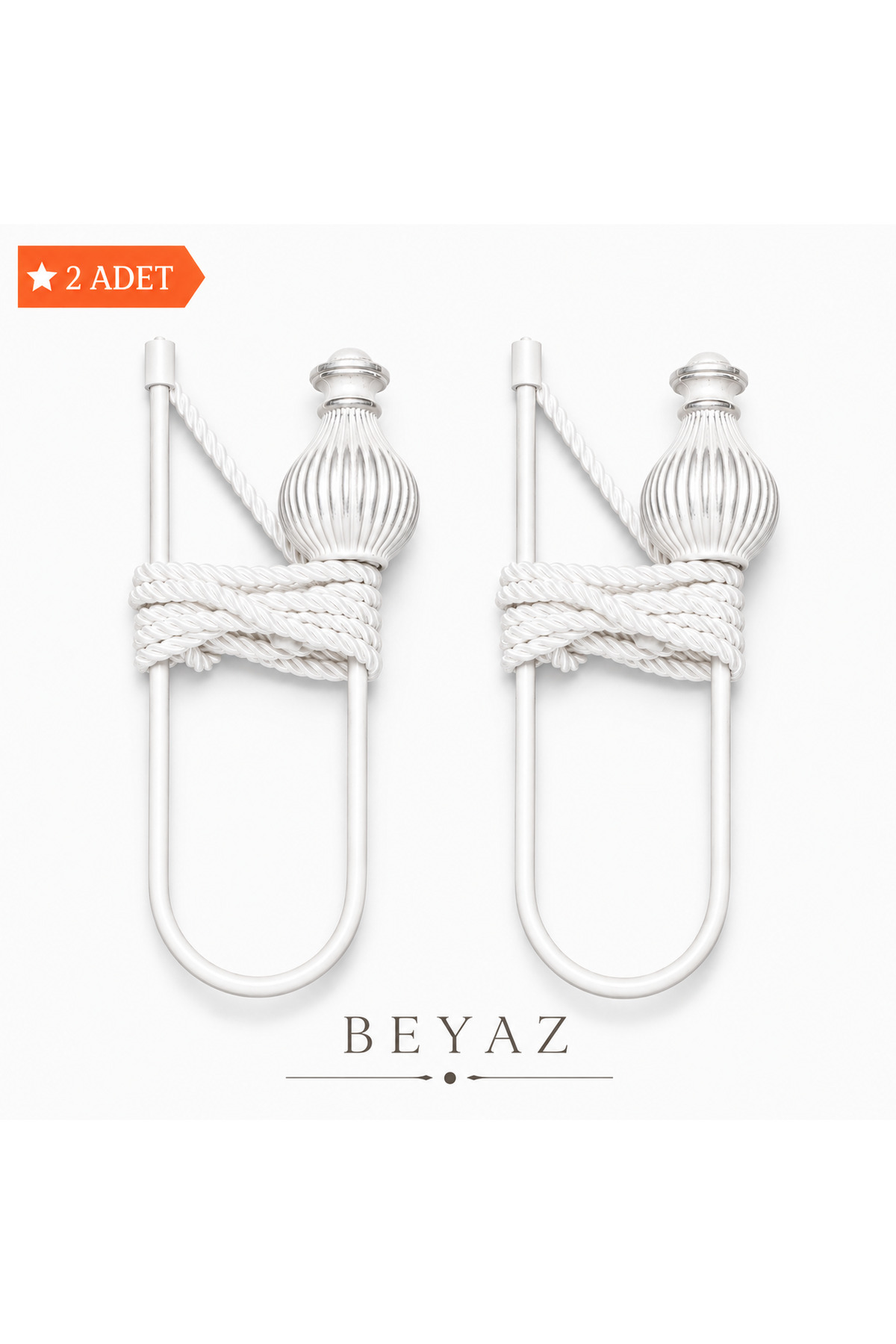 Premium Curtain Collection Apparatus Drawstring Background Curtain Holder Decorative 2-Piece Set