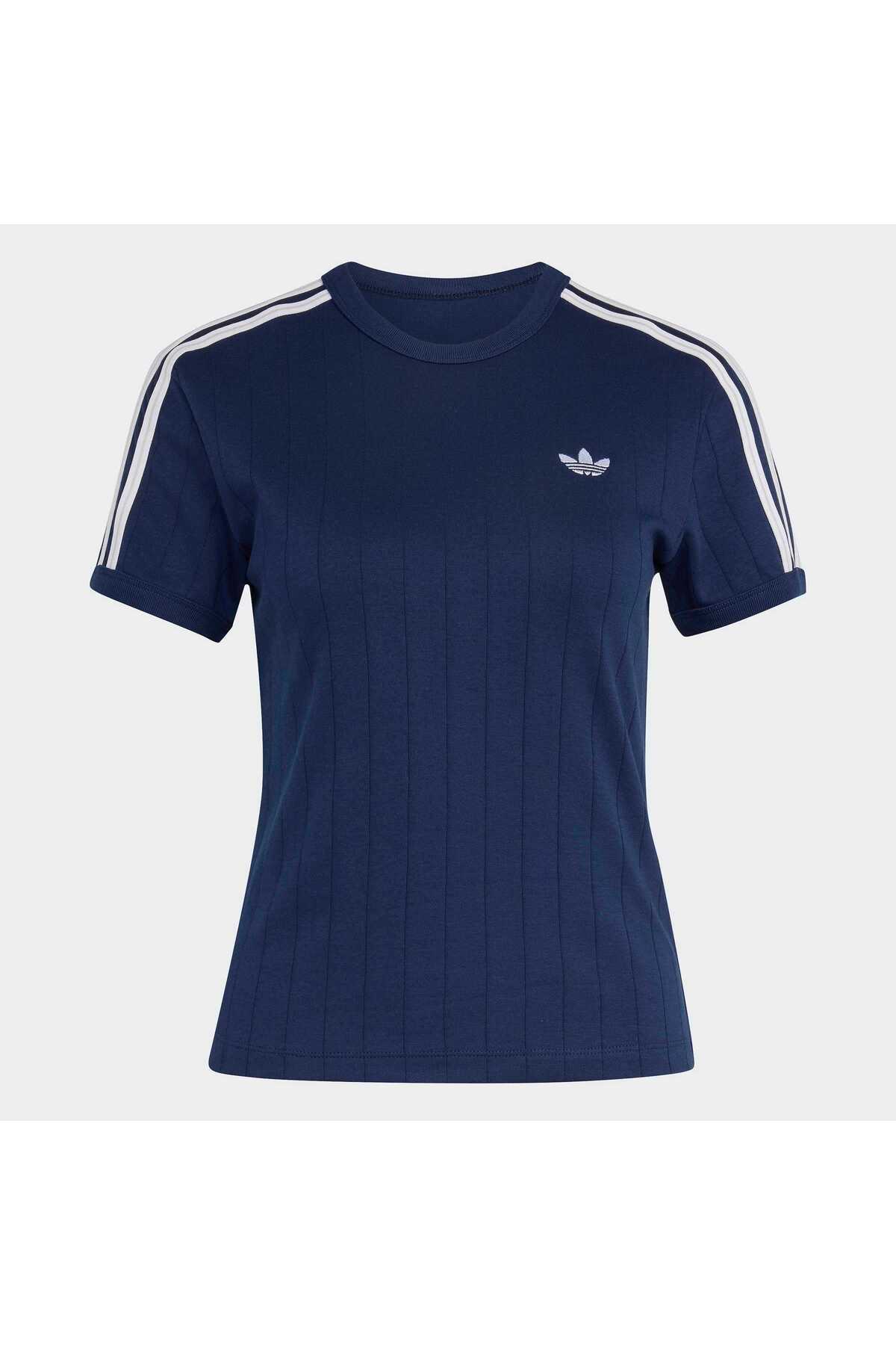 adidas Pstripe Ss Tee Kadın Spor T-shirt KS9992 görsel 4