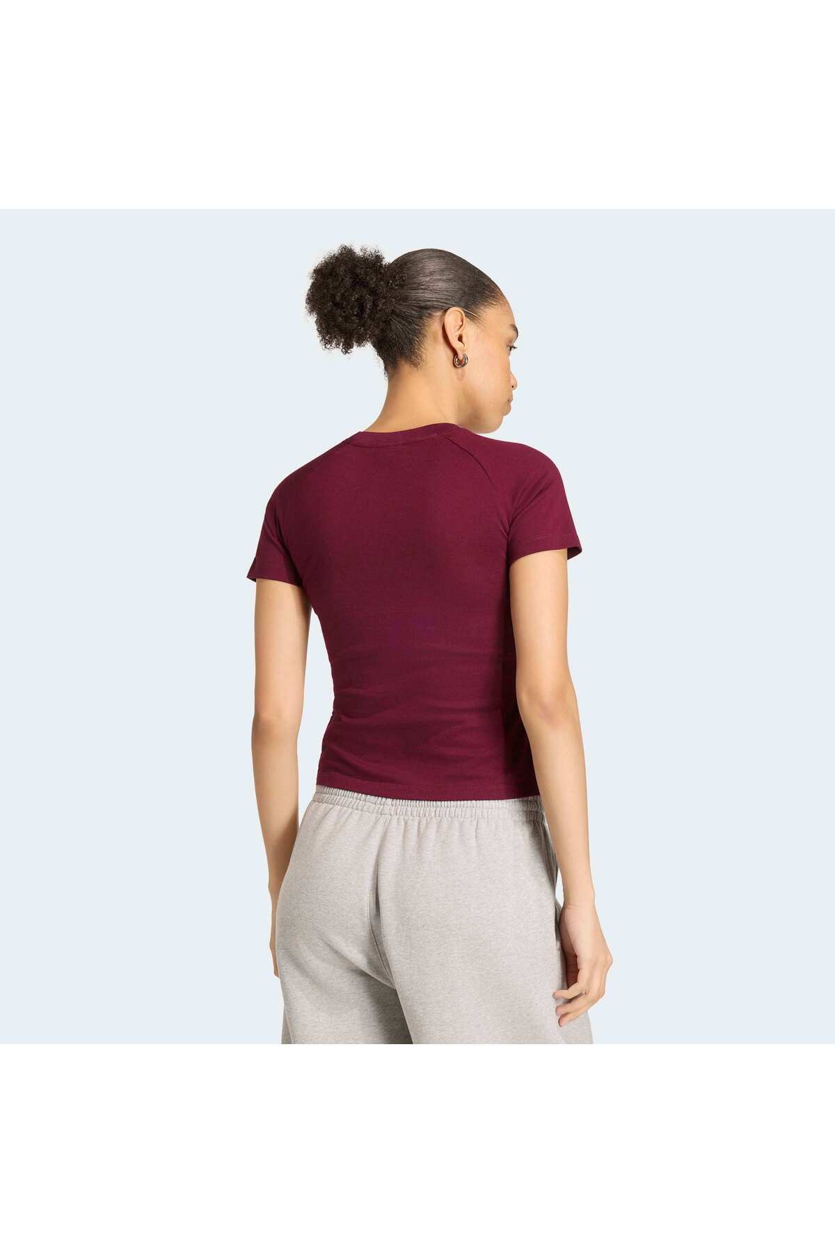 adidas Ess Slim Tee Kadın Spor T-shirt KR3593 görsel 2