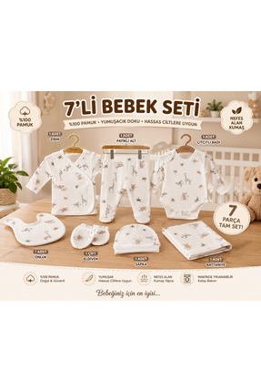 zümrabebekk yenidoğan 7 li set