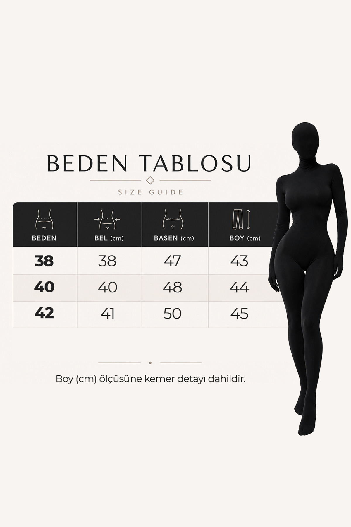 Denvy Denim Kadın Beyaz Lazer Detaylı Peçli Kot Keten Etek görsel 6