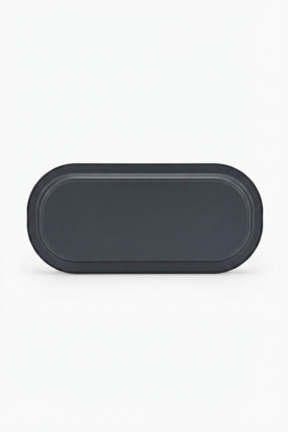 Siyah Dama Desenli Oval Metal Servis Tepsisi - 160x350 mm — Tepsiler — görsel 3 / 5 — Tinbox