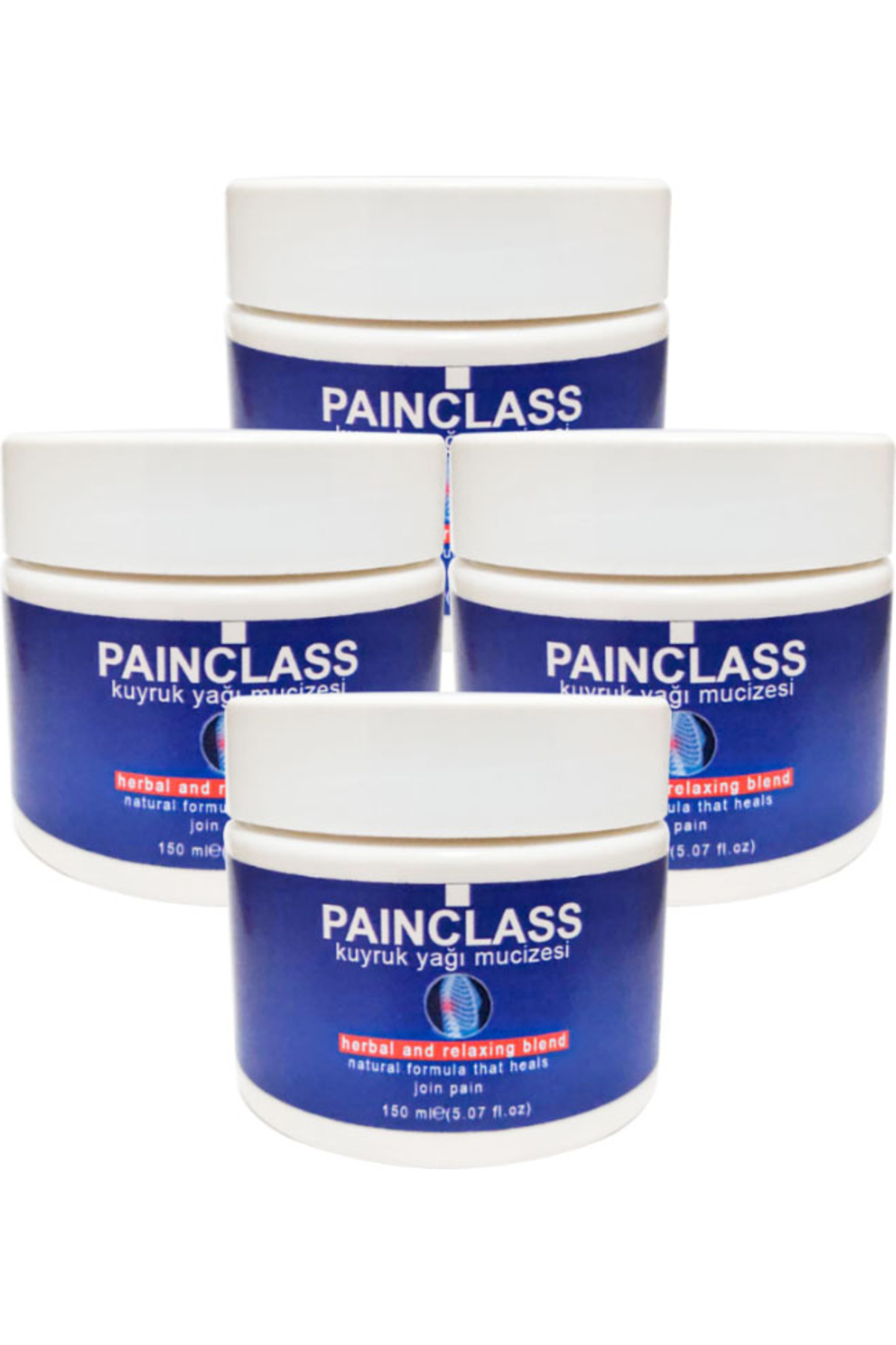 Bezos Painclass Büyük Boy Kuyruk Yağı Kremi 150 ml Paincream 4 Adet — GU-EYF-20925-NIDA01
