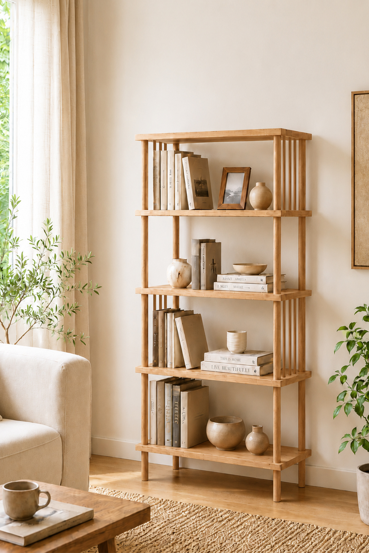 Milas Çok Amaçlı Dörtgen Raf 5 Lİ