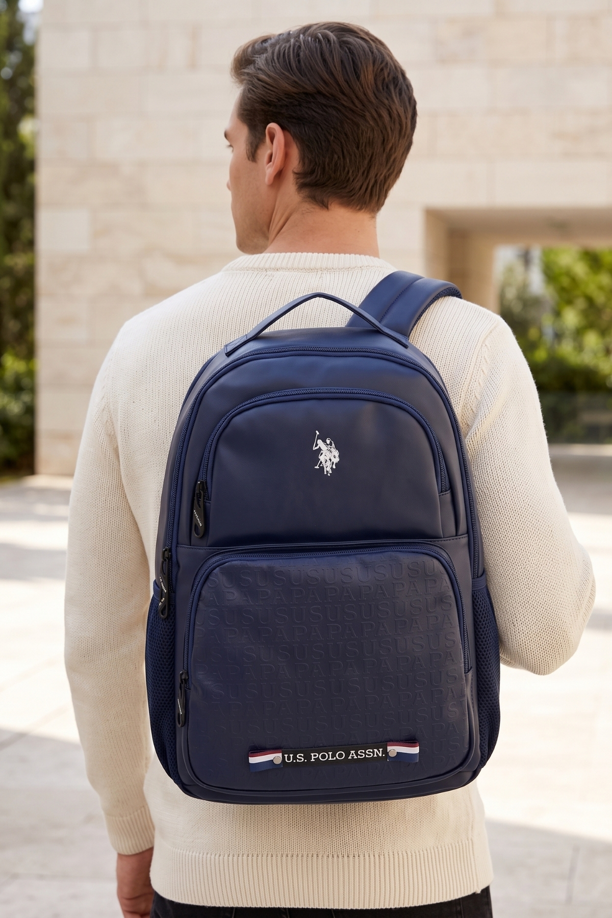 U.S. Polo Assn. 24424-24426-24425-24423 Unisex Vegan Sırt Çantası Okul Çantası Seyahat Kamp Çantası