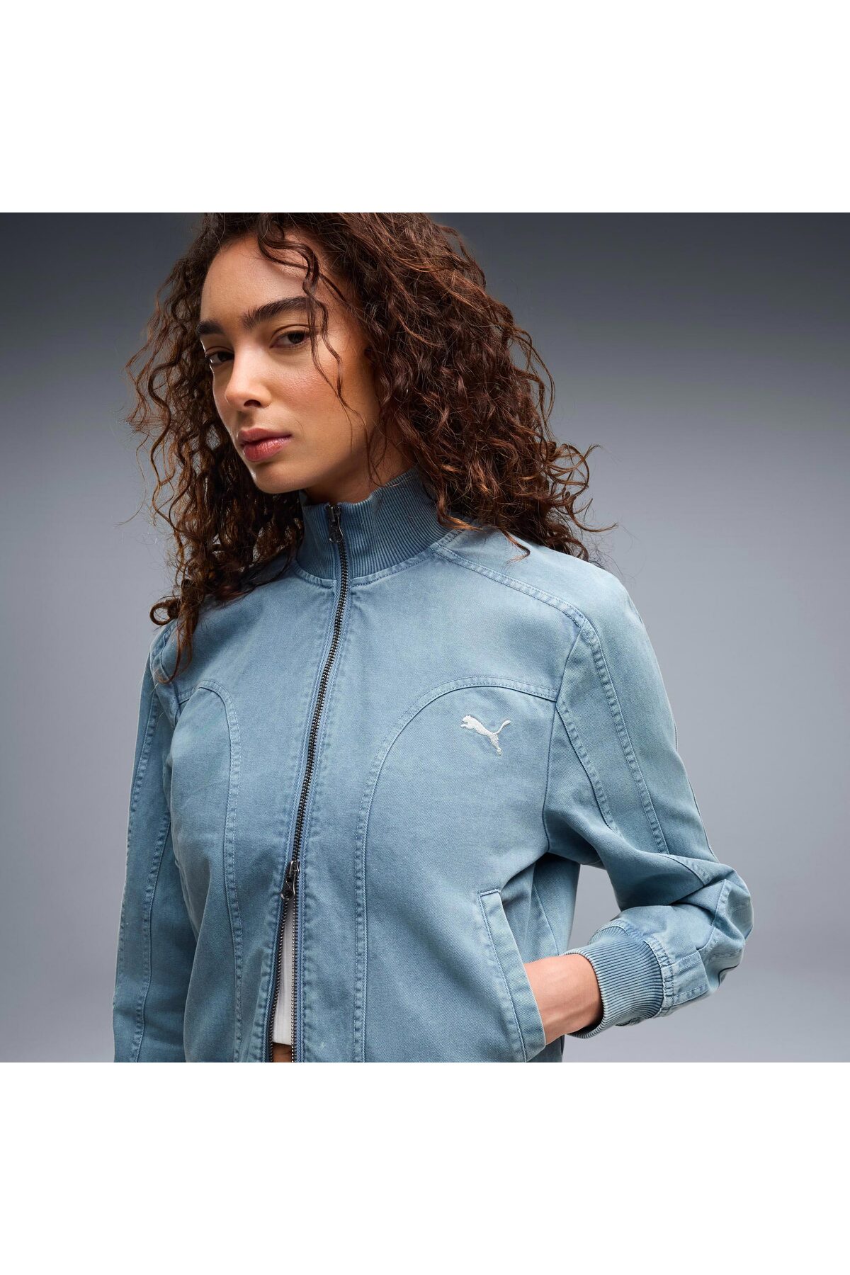 Puma Future Archive Kadın Mavi Ceket (636681-34) görsel 3