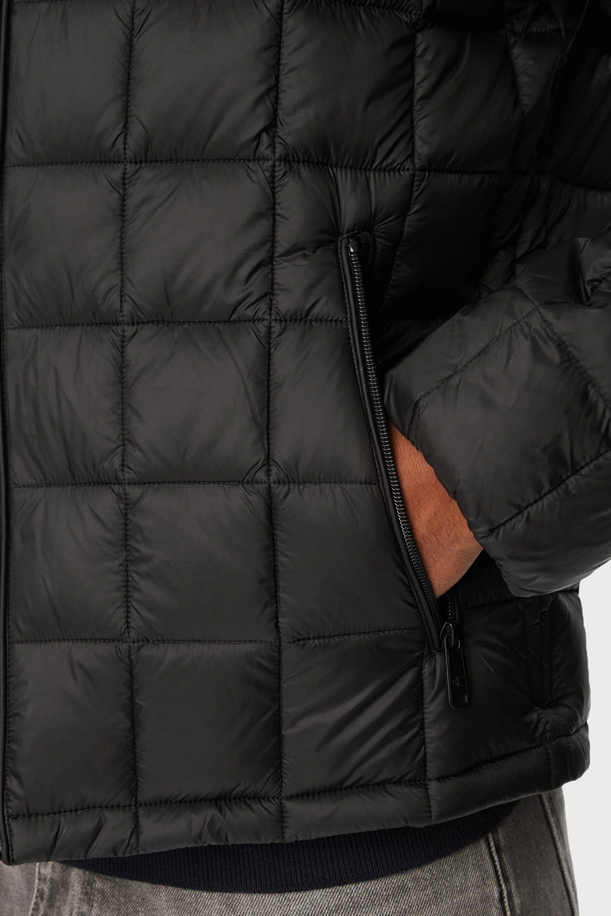 Kapitoneli Dik Yaka Su İtici Mont LV04RG506GUB1 Erkek MONT LV04RG506G UB1 — مشکی — تصویر 4 از 5