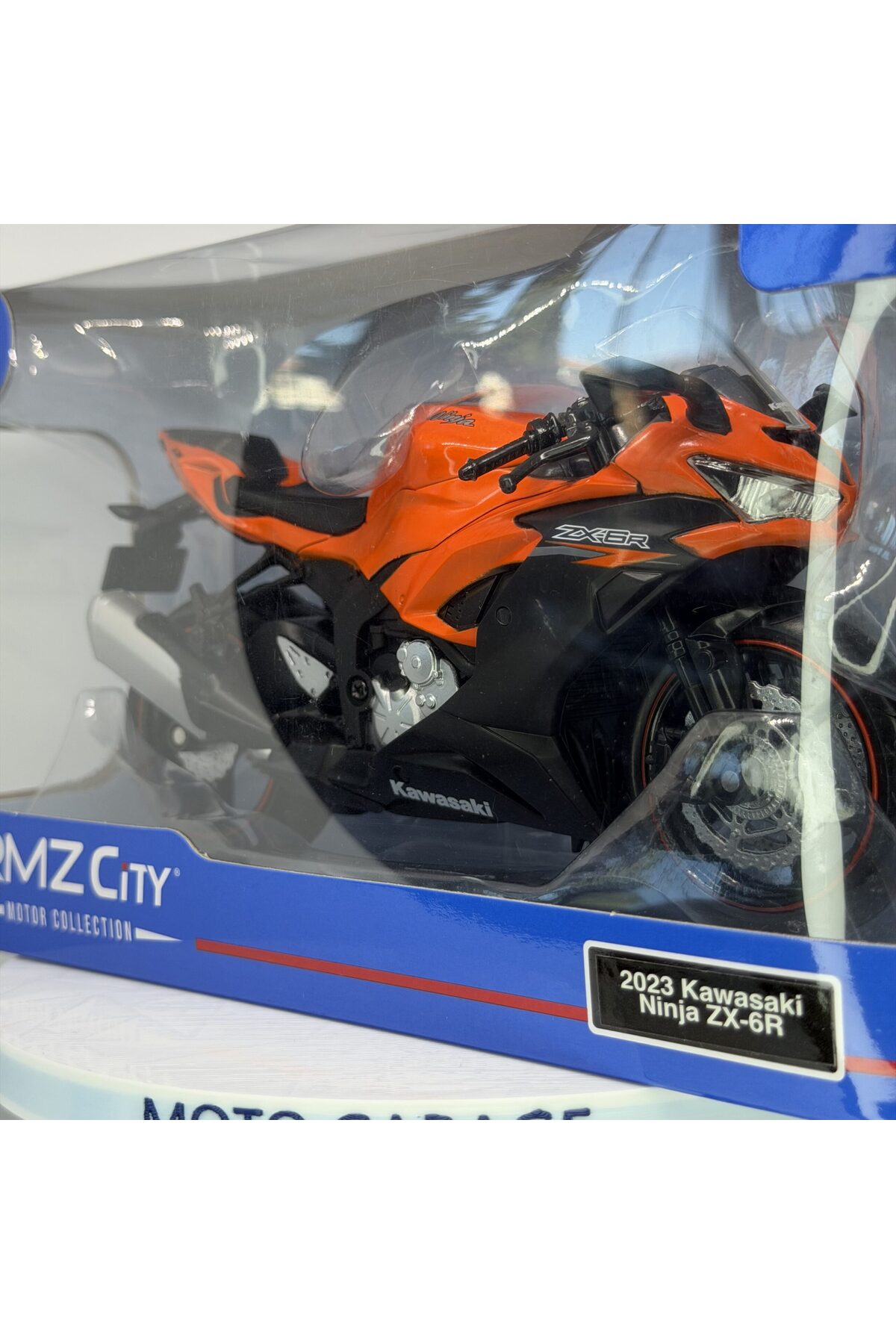 MotoGarage Moto Garage Kawasaki Ninja ZX-6R 1:12 Turuncu Diecast