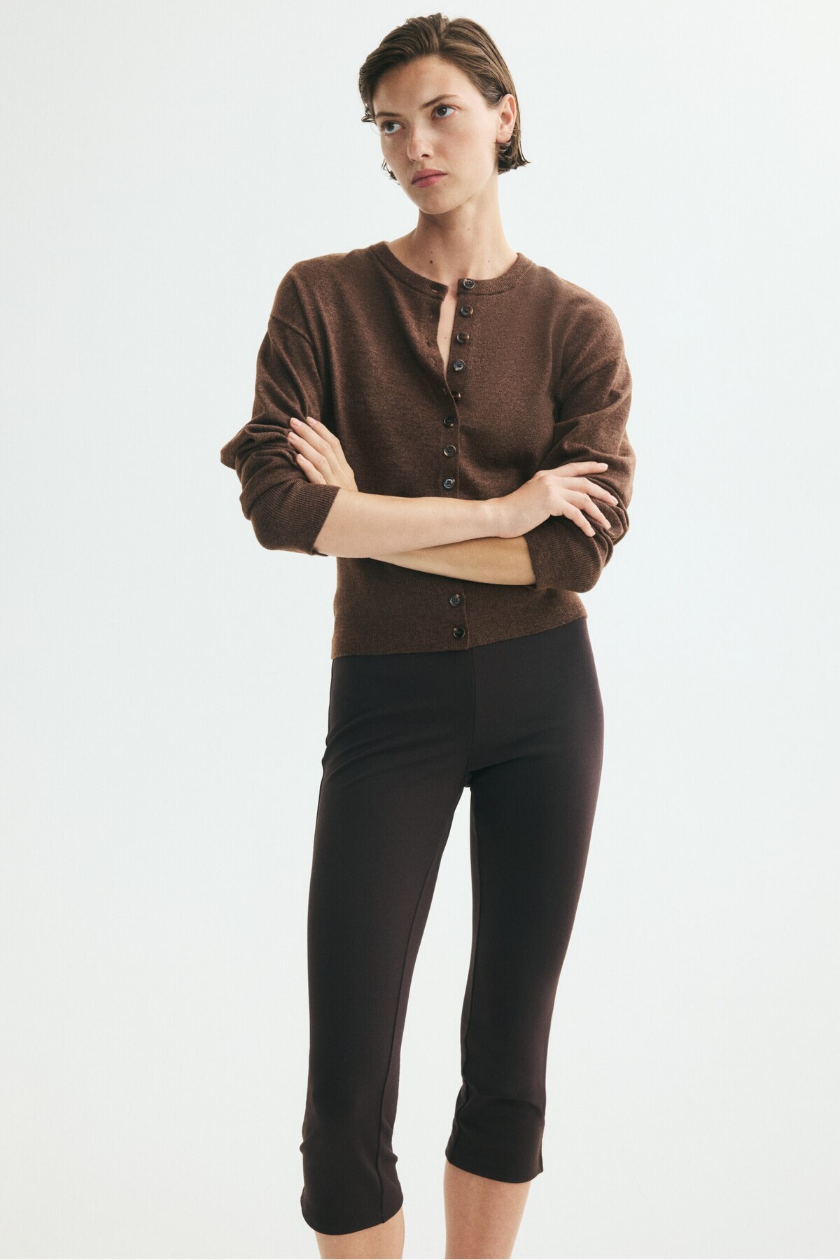 H&M İnce Triko Hırka görsel 3