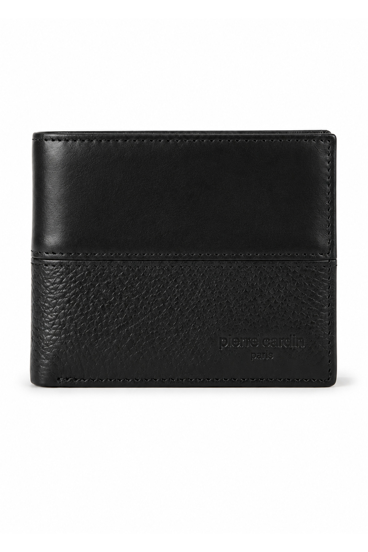 Pierre Cardin Analin ve Floater %100 Hakiki Deri Yarı Desenli Açılır Kimlik Bölmeli Erkek Siyah Deri Cüzdan Kartlık - Deri Erkek Aksesuar - PC-22065 görsel 5