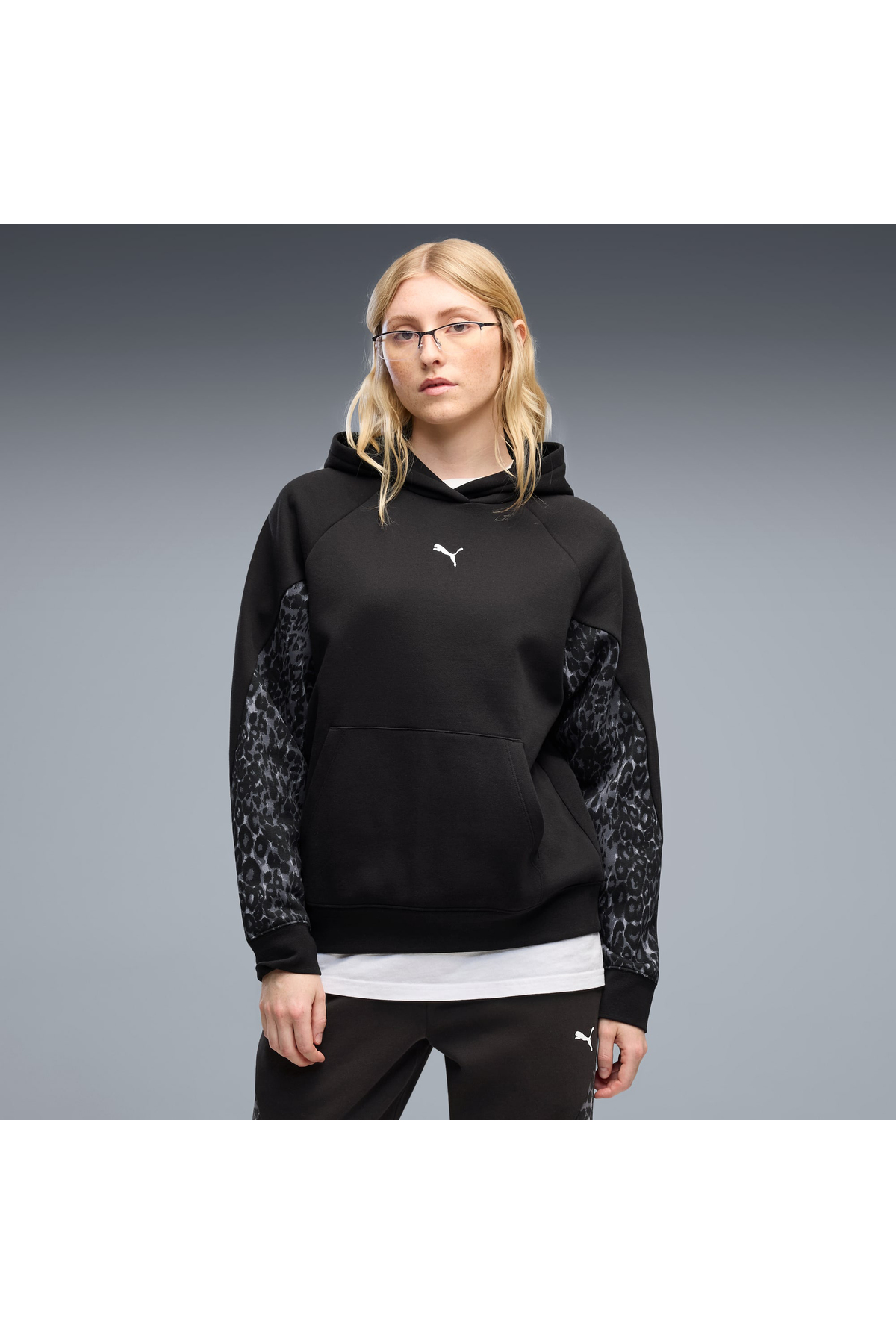 Puma Sport Animal Kadın Siyah Sweatshirt (694007-01)