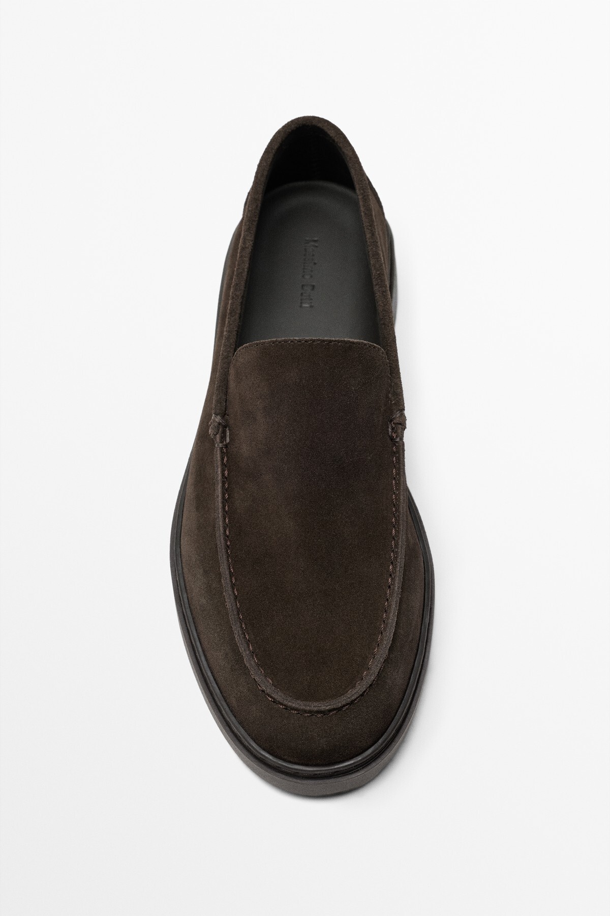 Massimo Dutti Süet deri makosen görsel 2