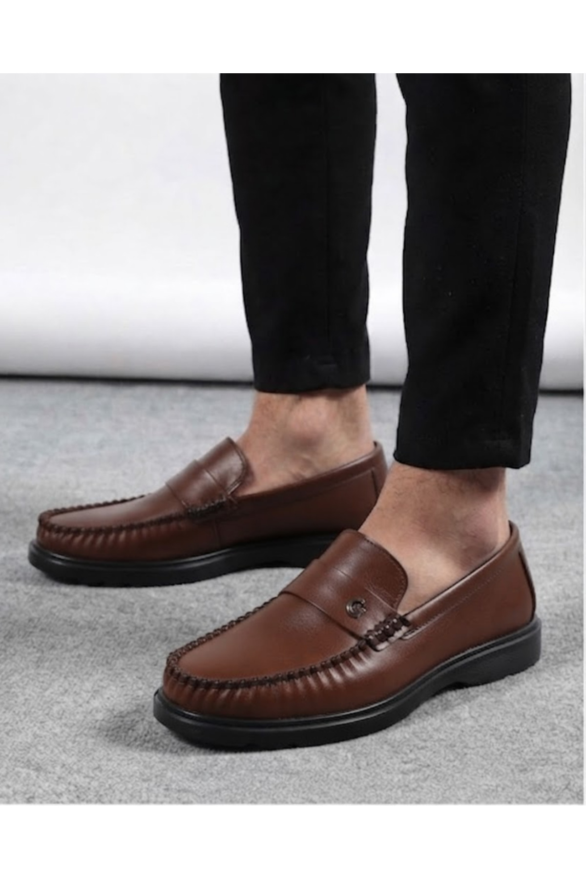 Enes Ayakkabıcılık Erkek Rahat Taban Günlük Klasik Loafer Ayakkabı